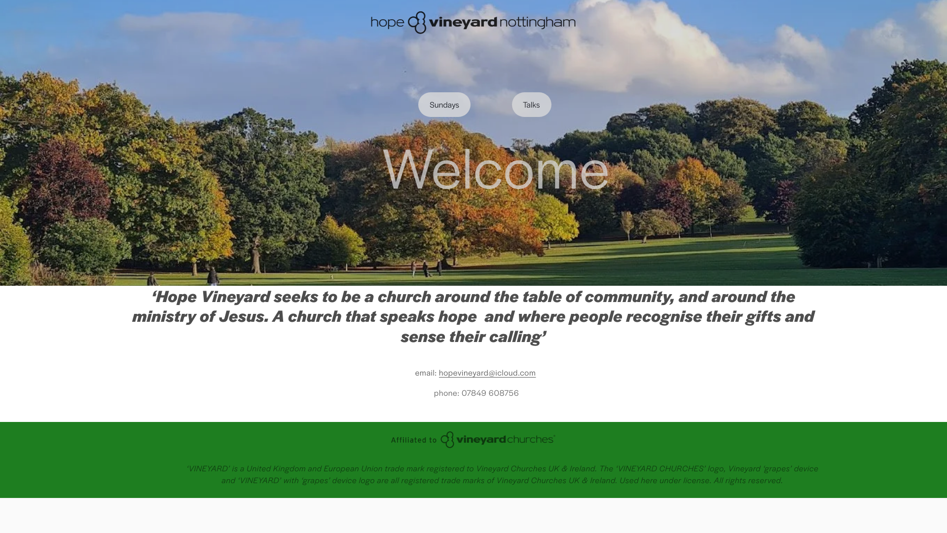 Website screenshot