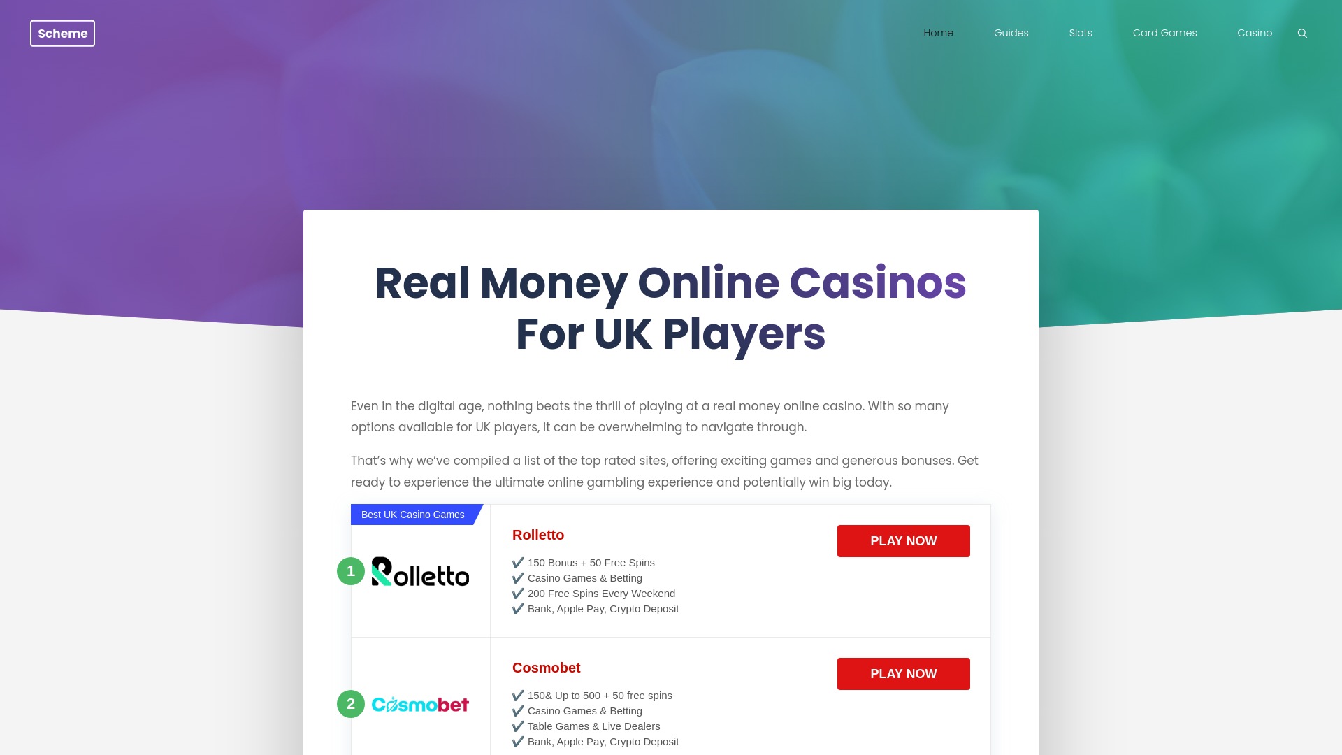 Website screenshot