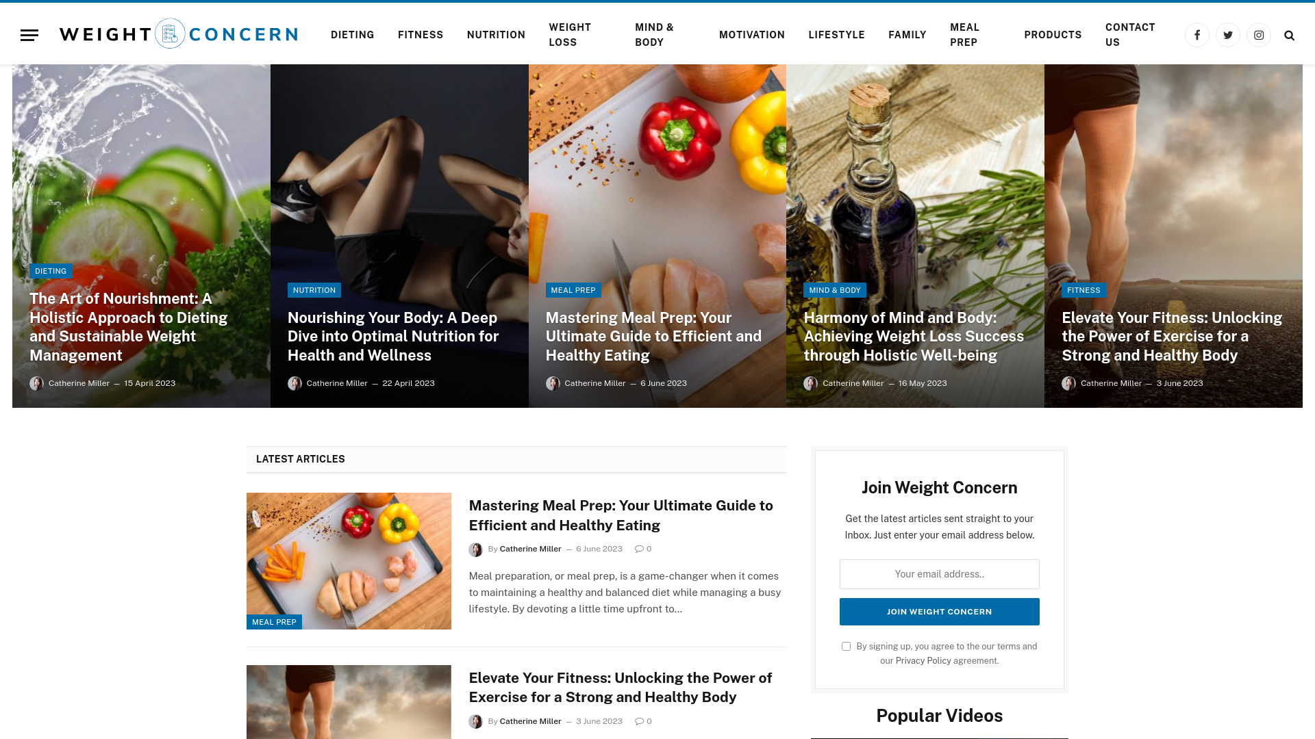 Website screenshot