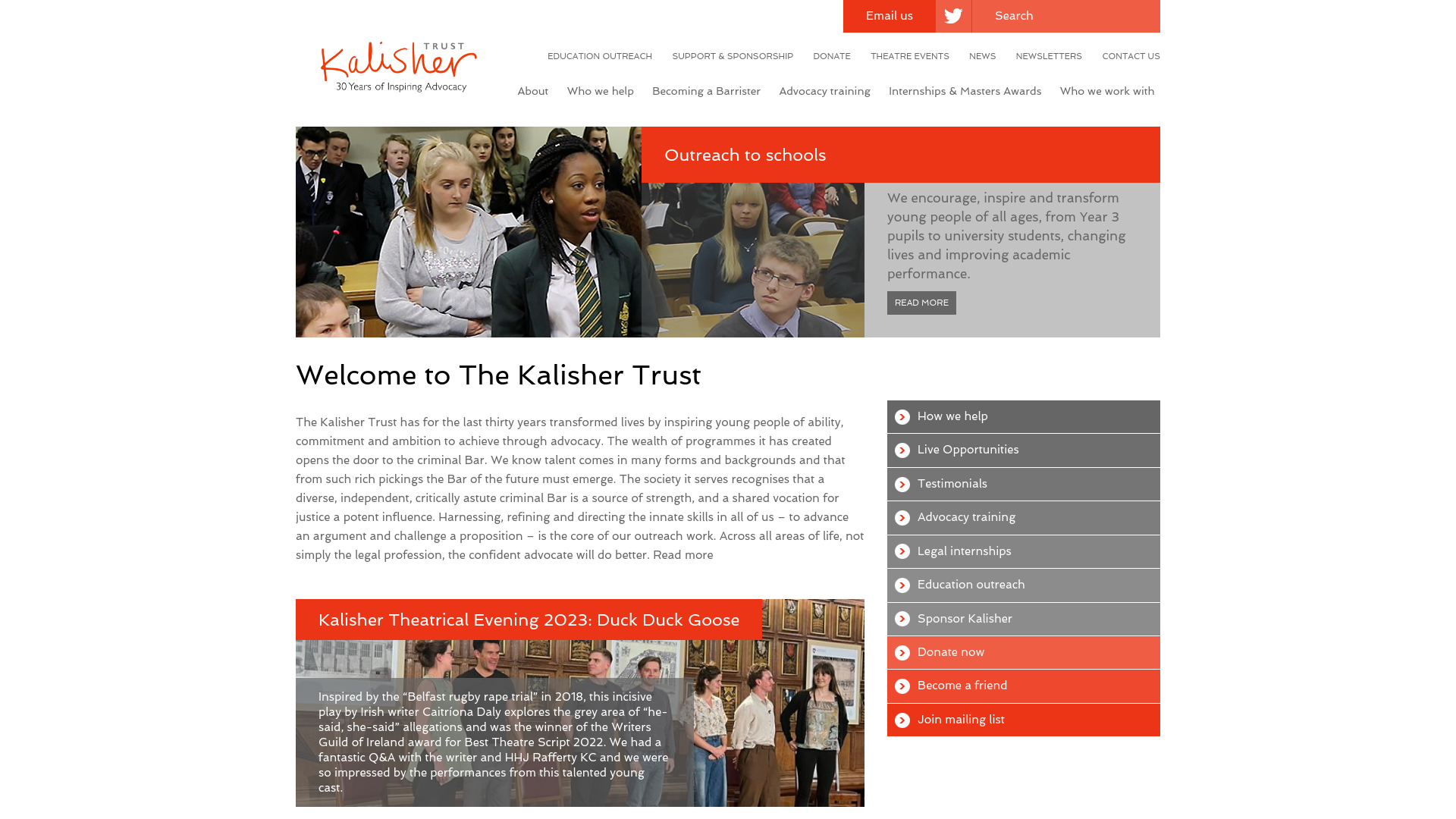 Website screenshot