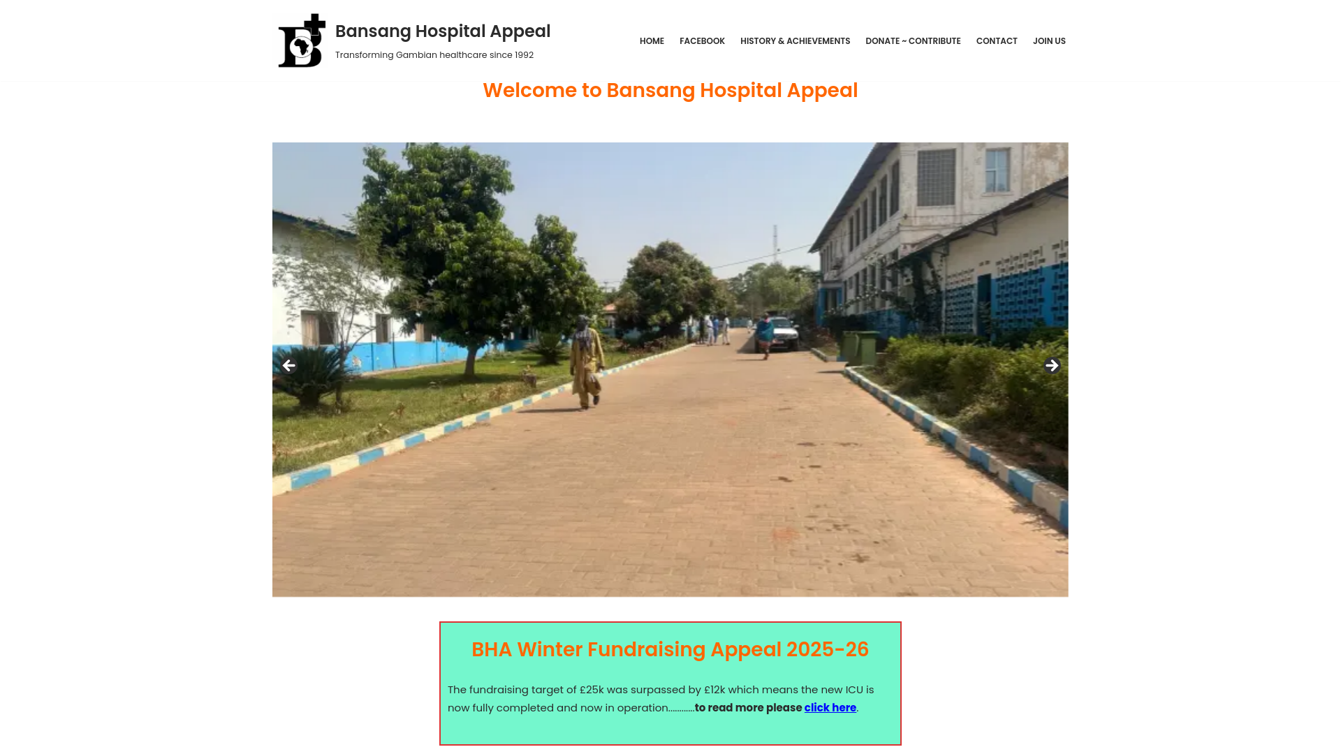 Website screenshot