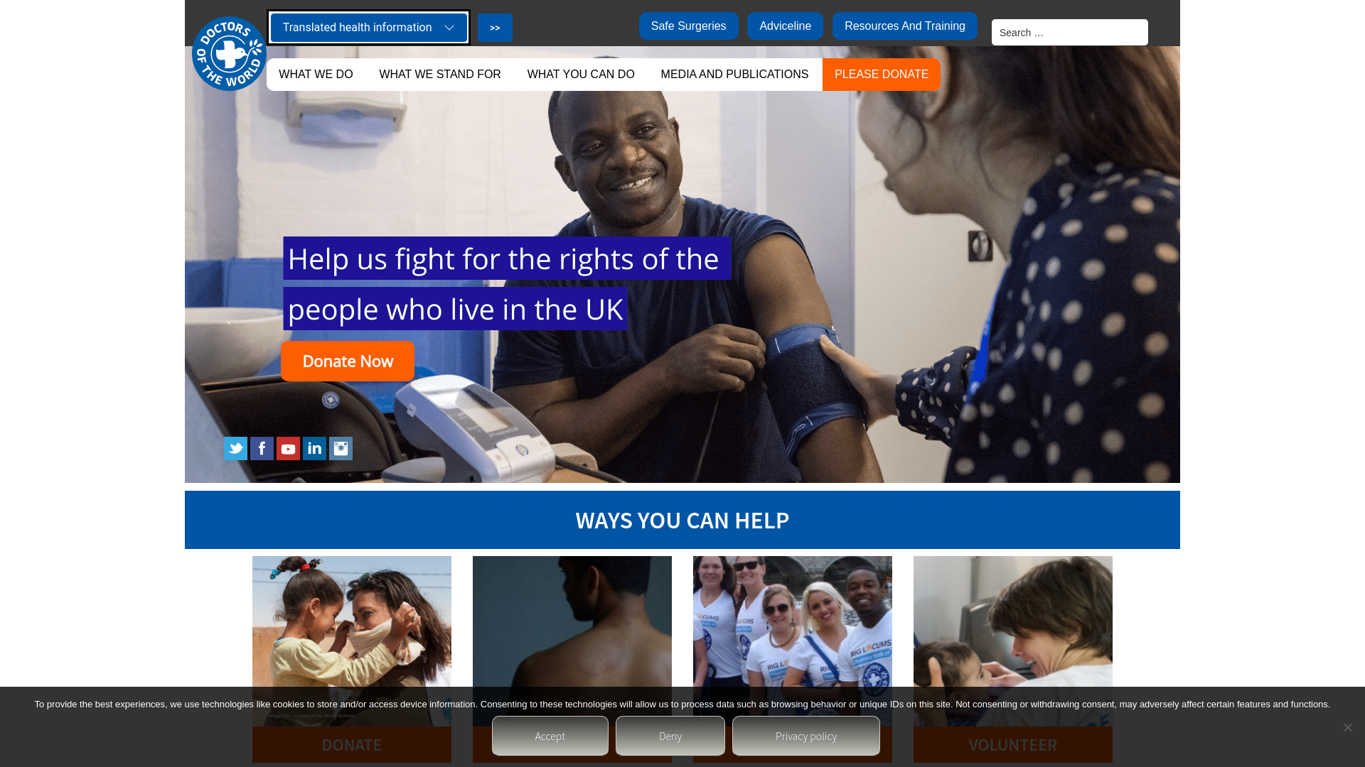 Website screenshot