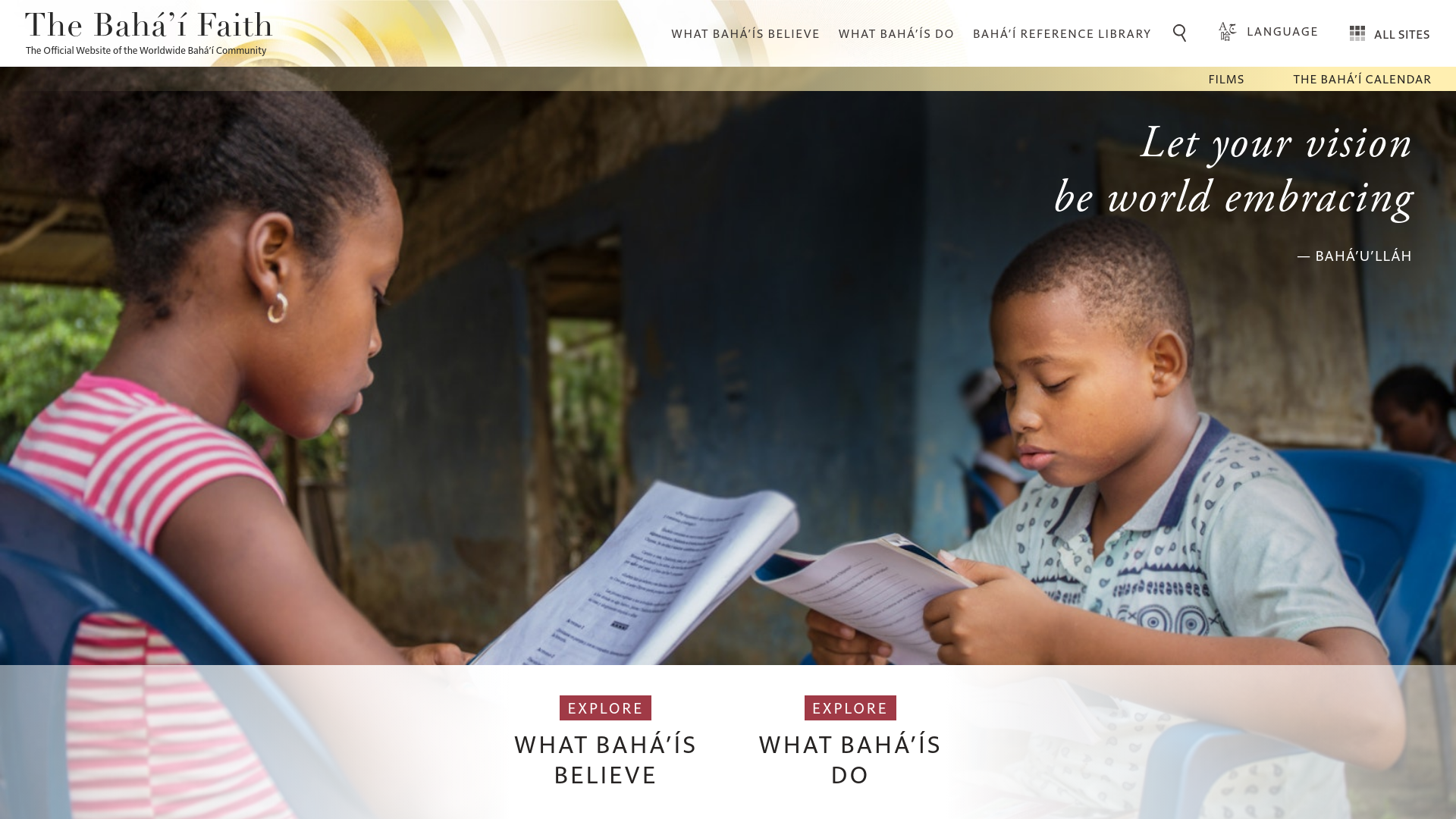 Website screenshot