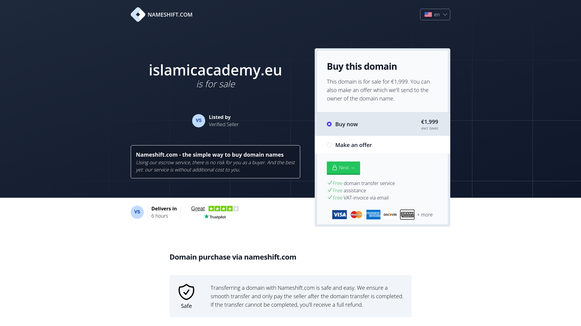 Website screenshot
