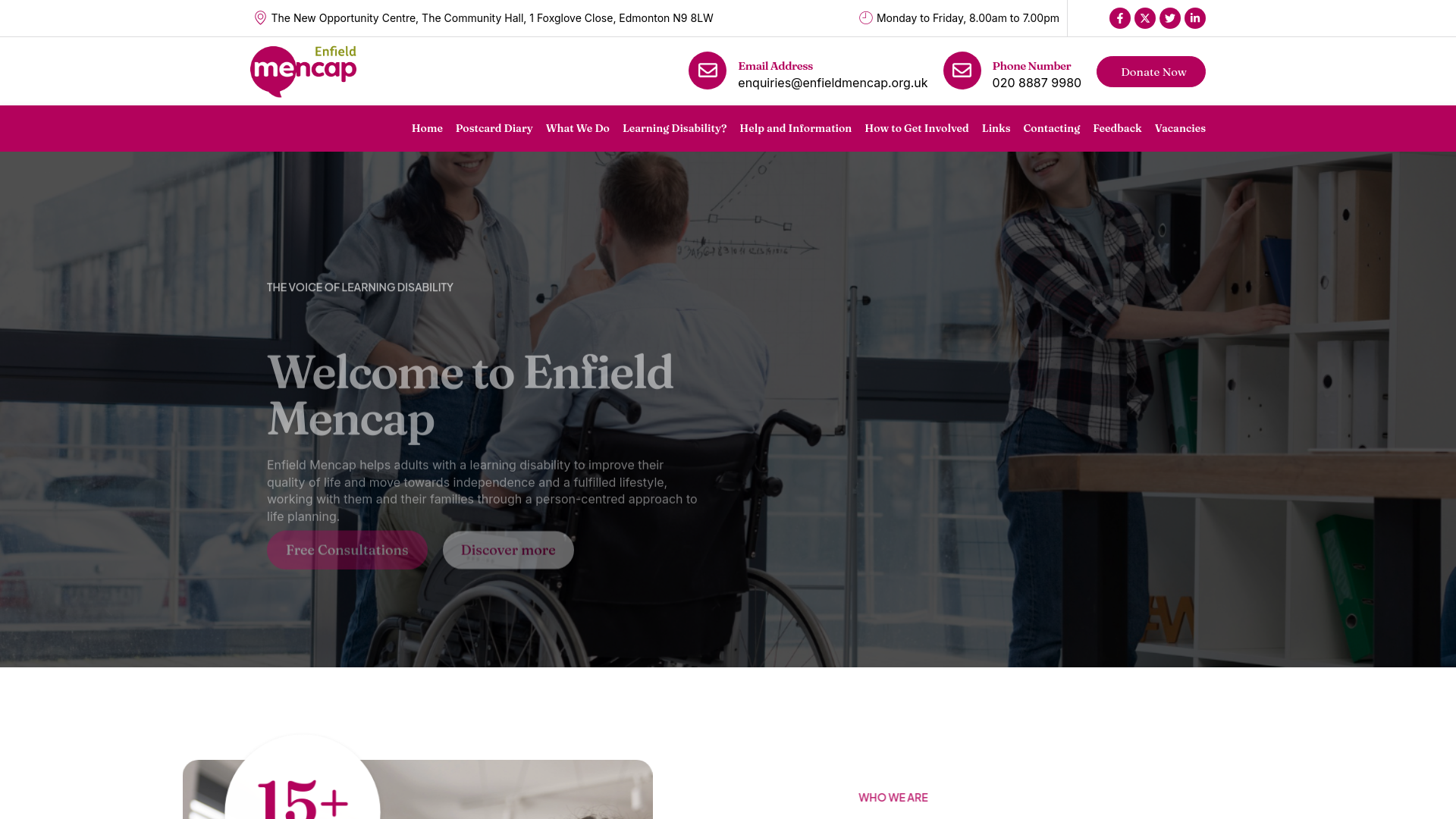Website screenshot