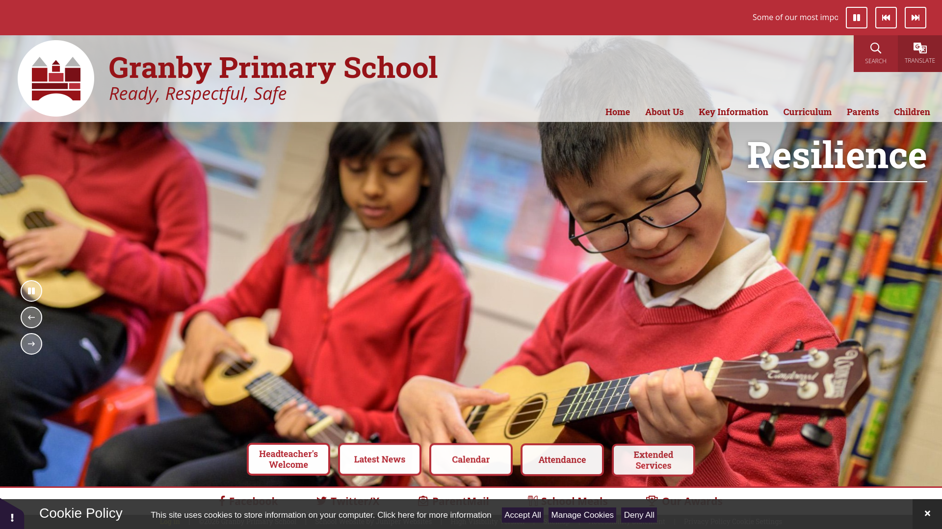 Website screenshot