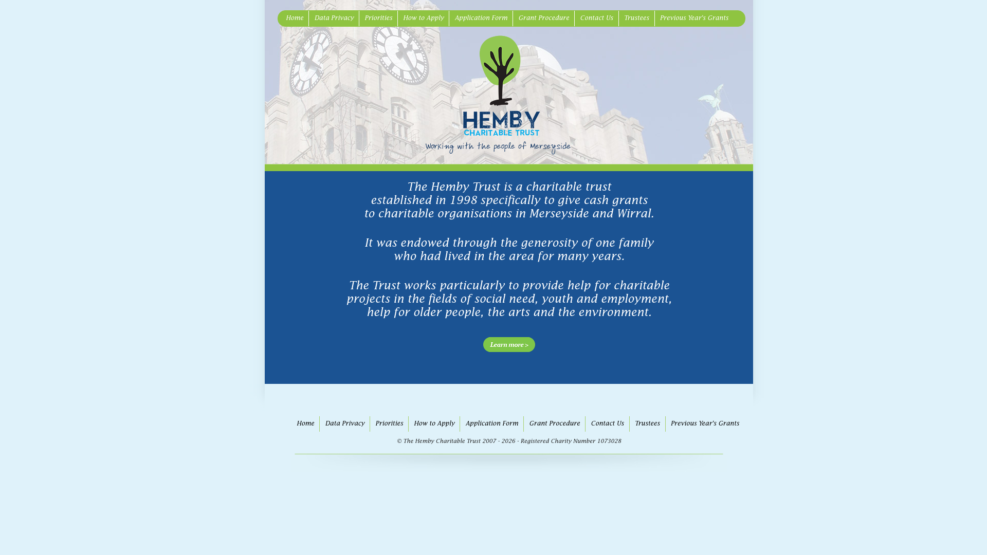 Website screenshot