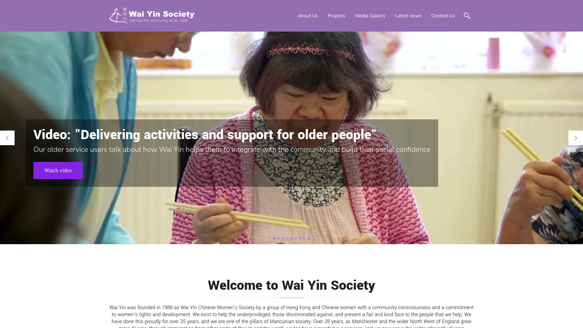 Website screenshot