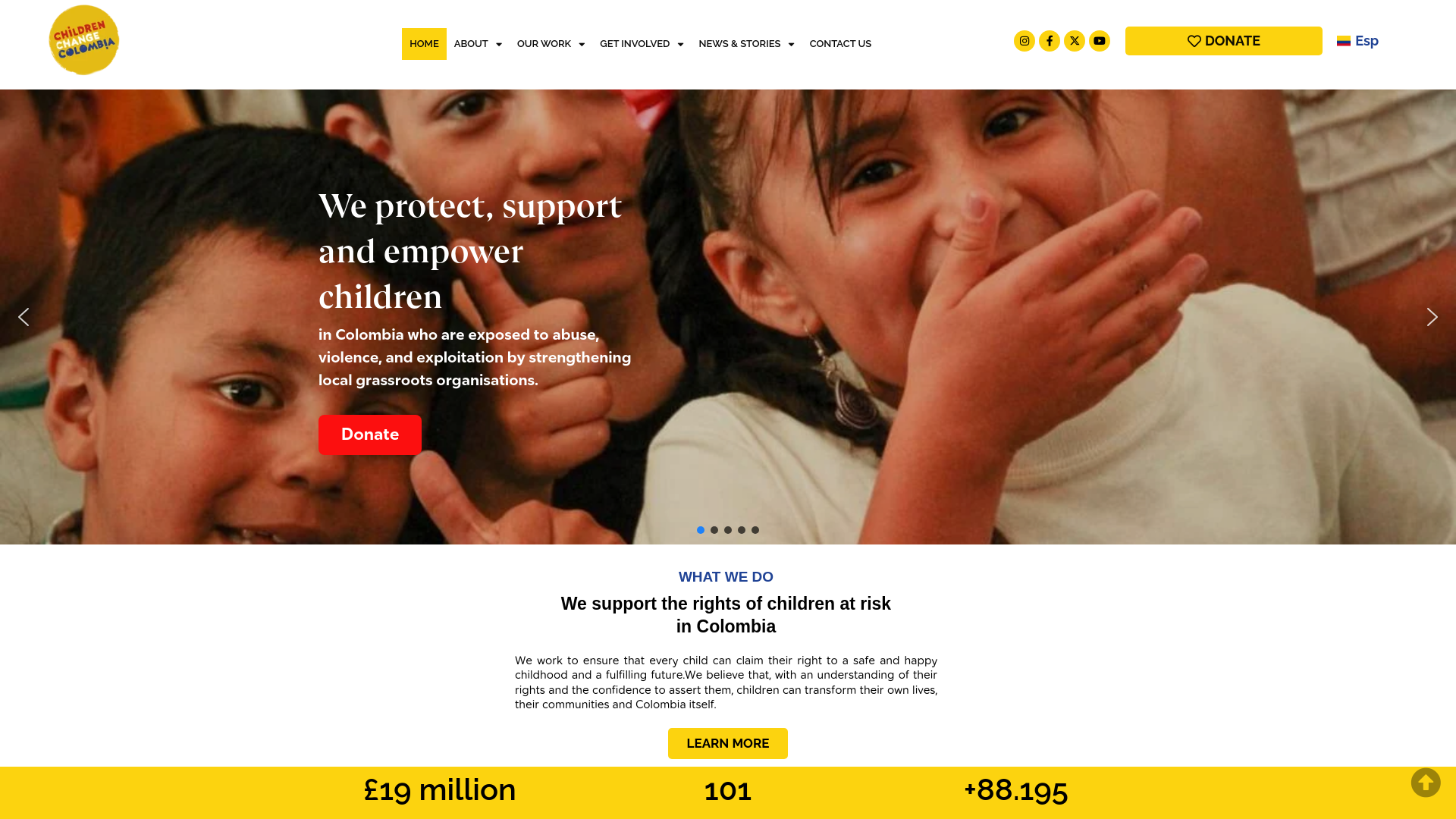 Website screenshot