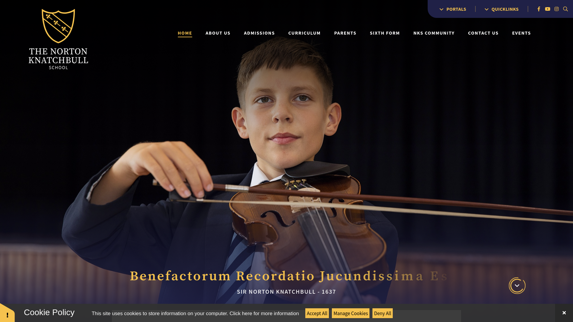 Website screenshot