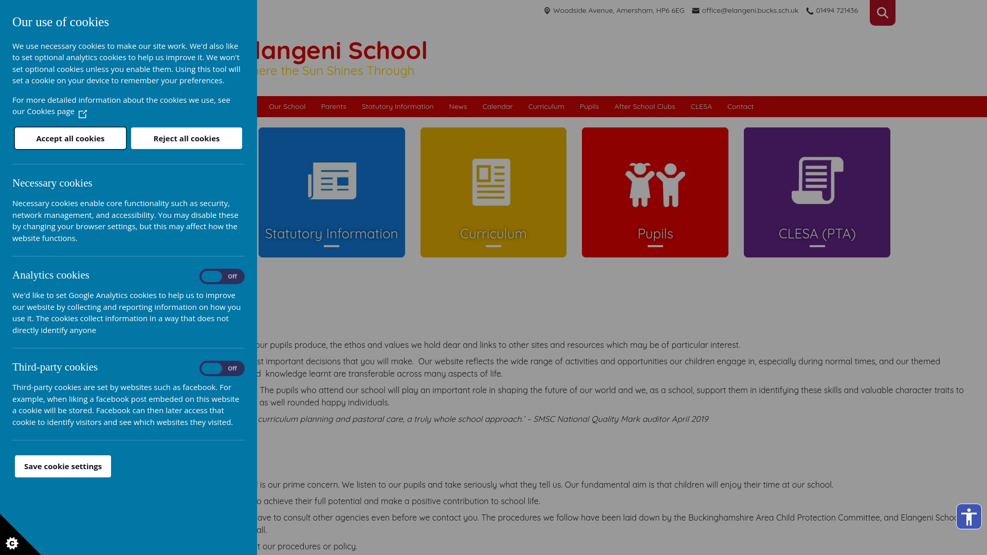 Website screenshot