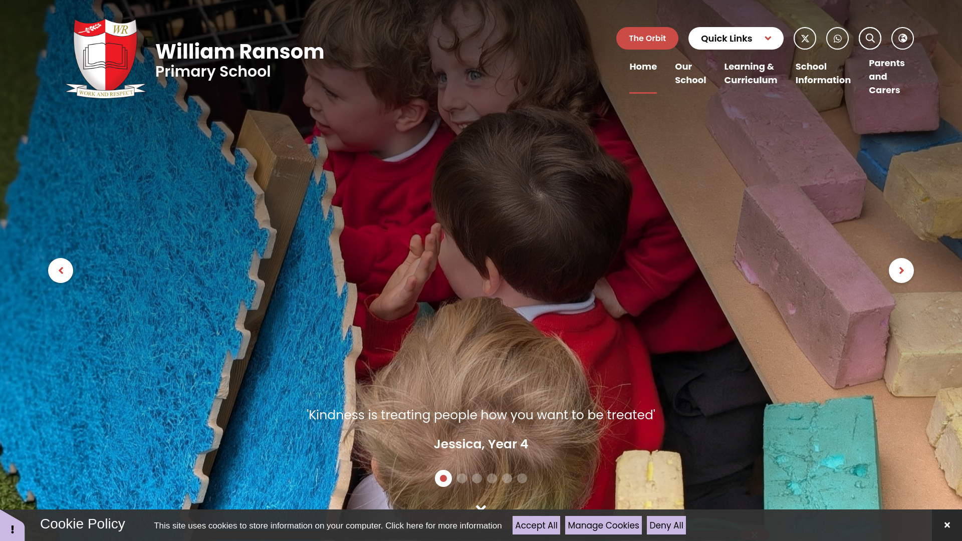 Website screenshot