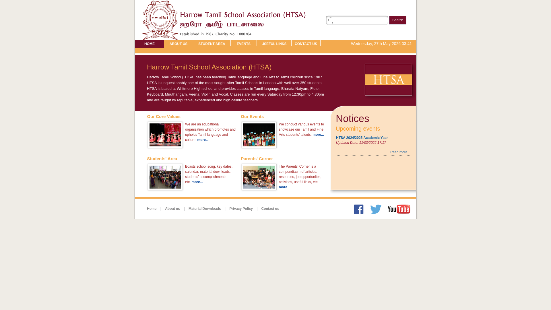 Website screenshot
