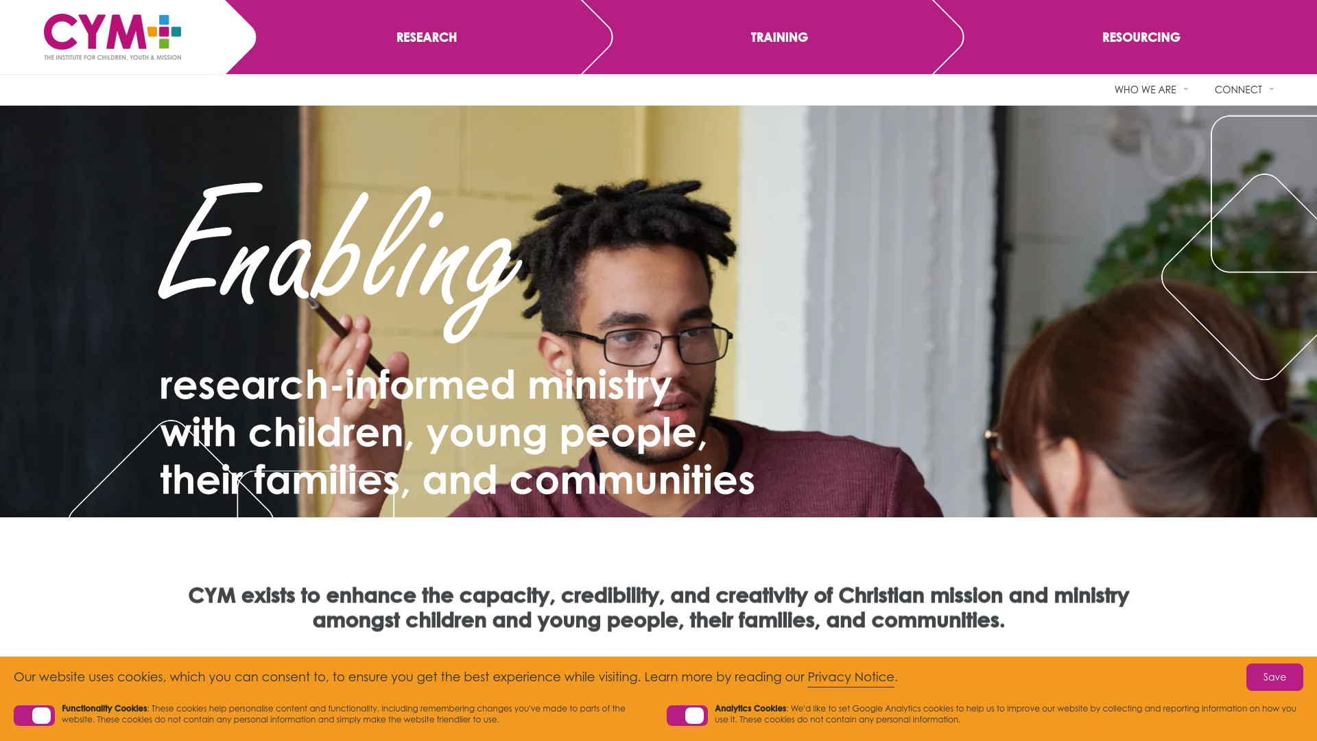 Website screenshot