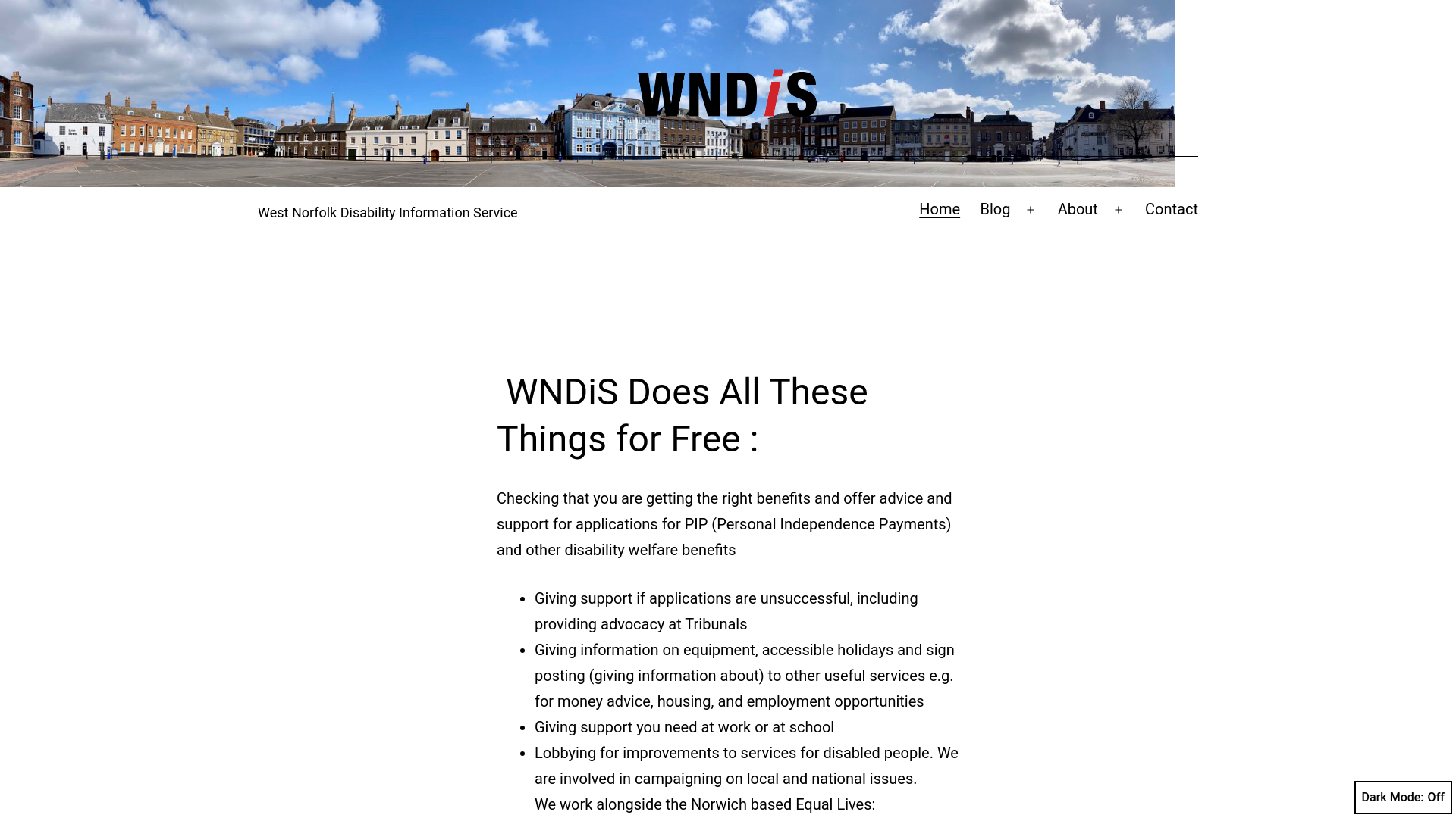 Website screenshot