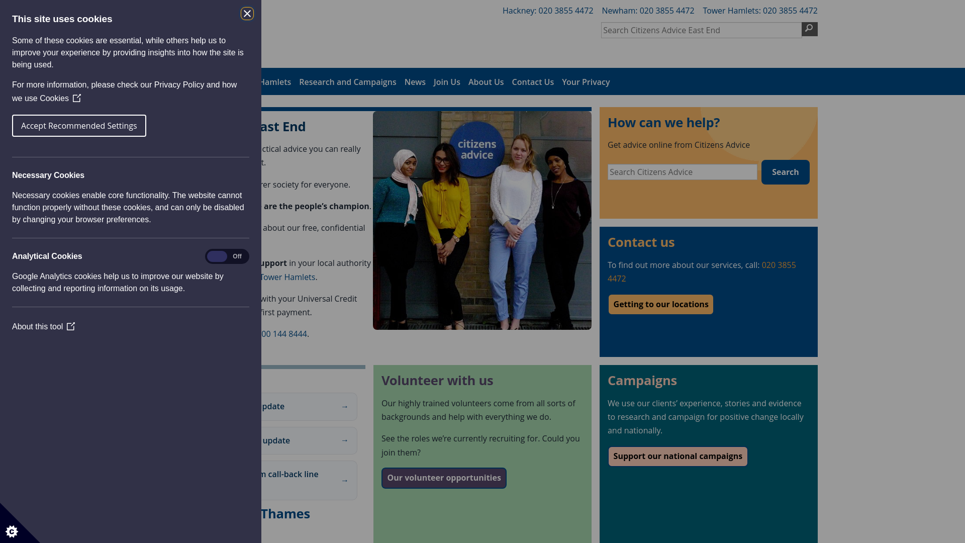 Website screenshot