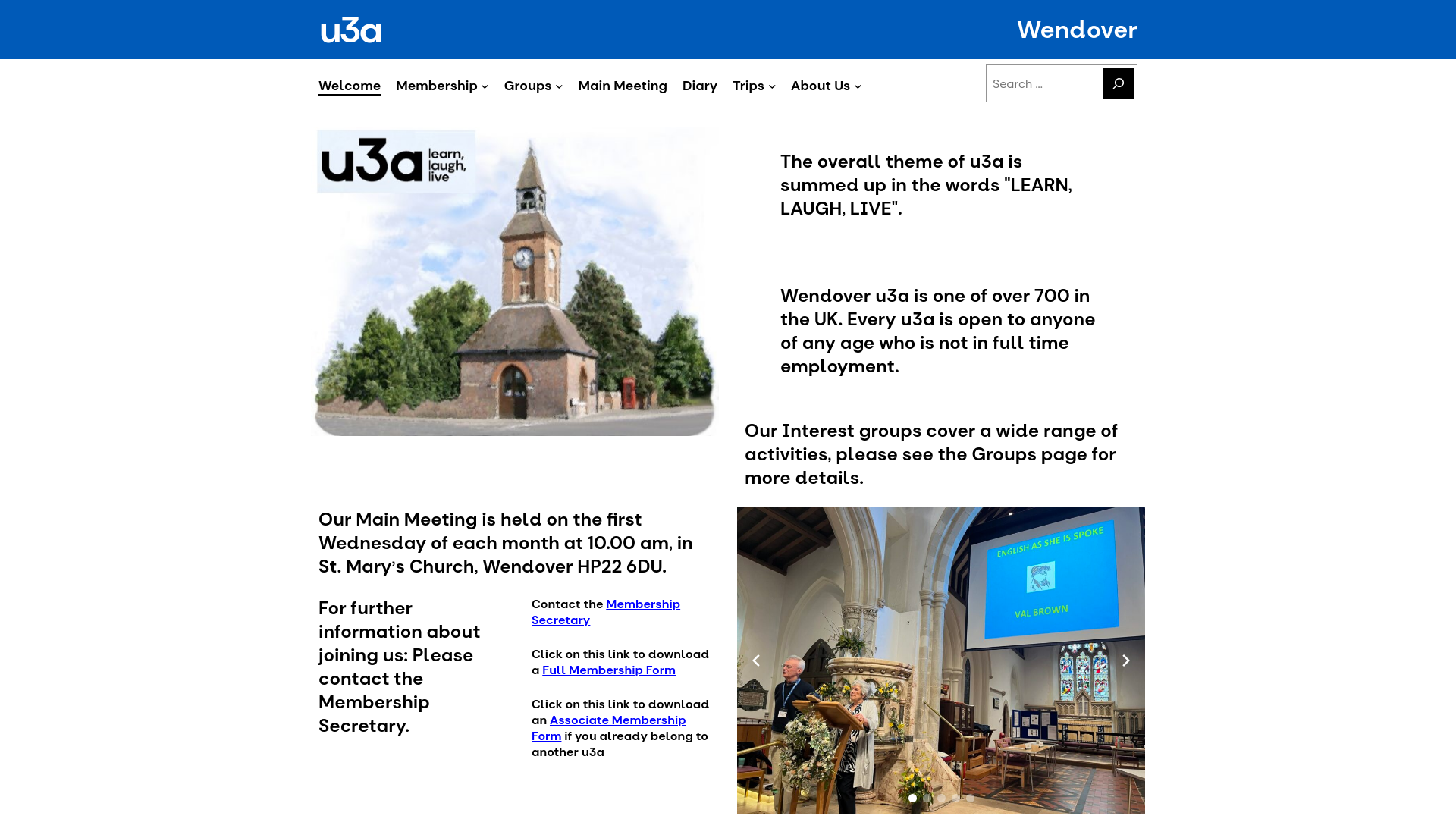 Website screenshot
