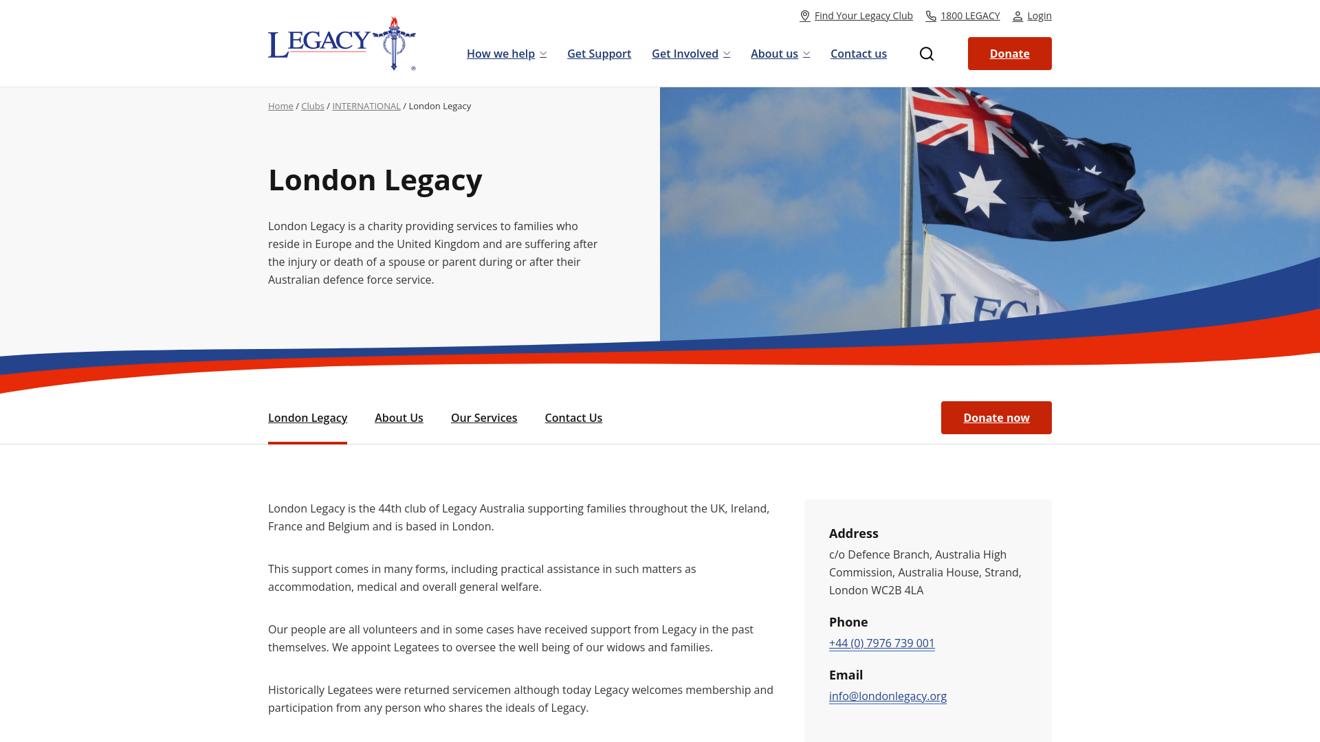 Website screenshot