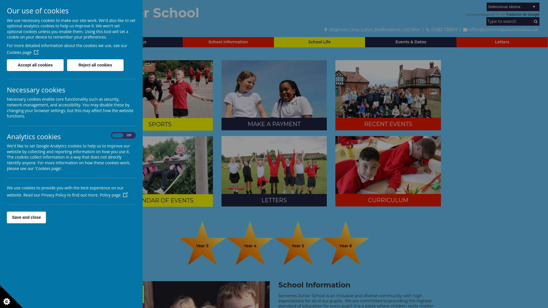 Website screenshot