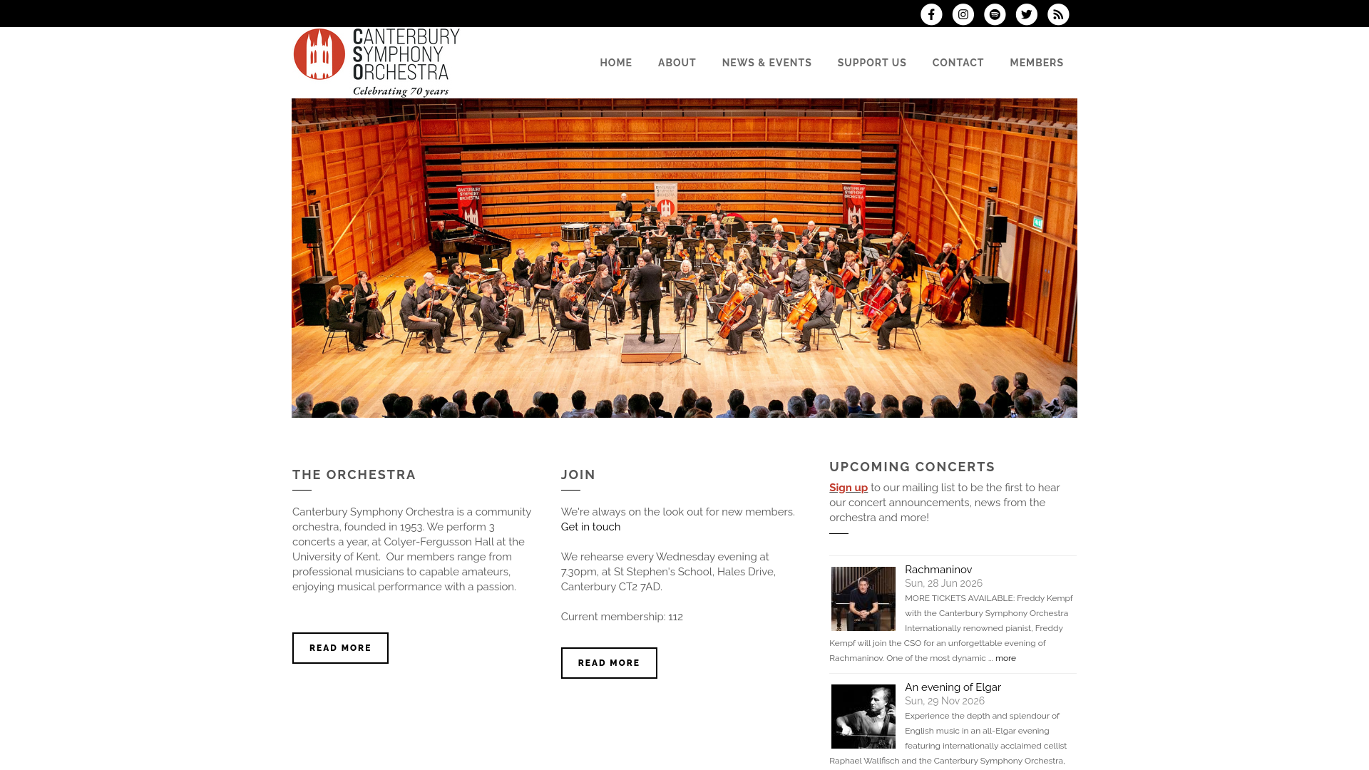 Website screenshot