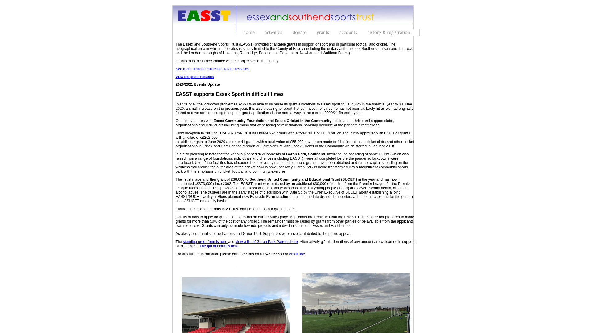 Website screenshot
