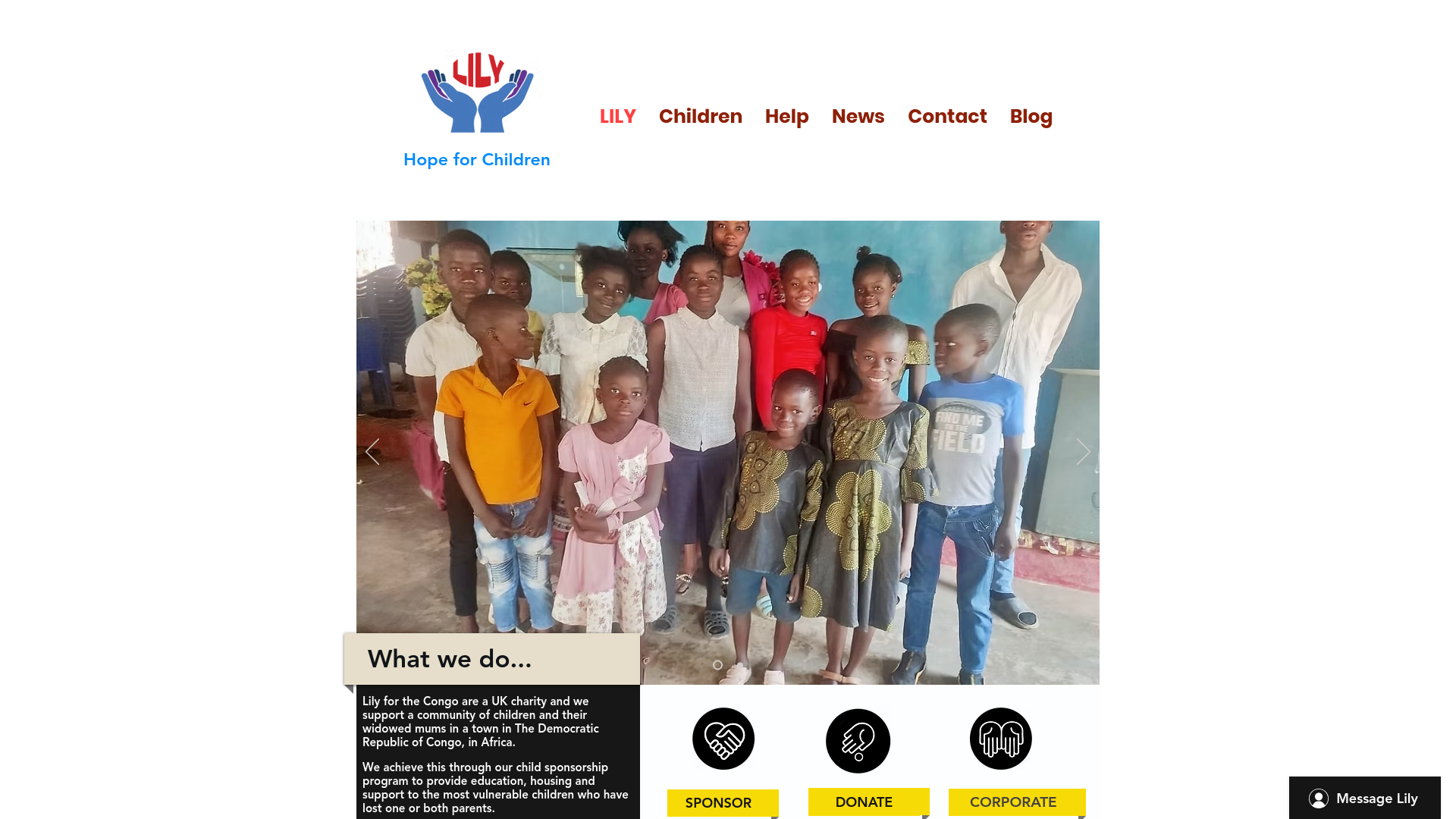 Website screenshot