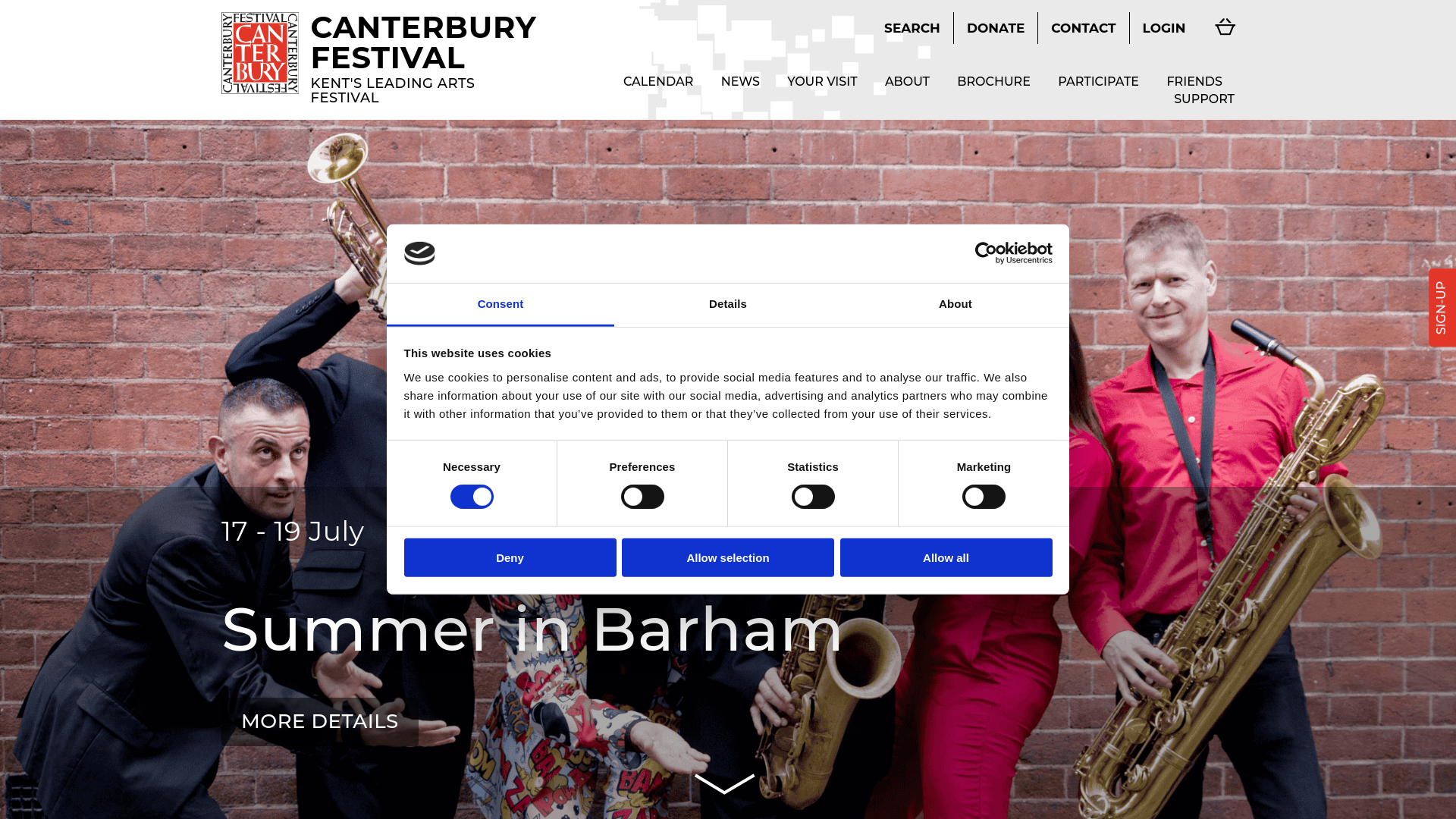 Website screenshot