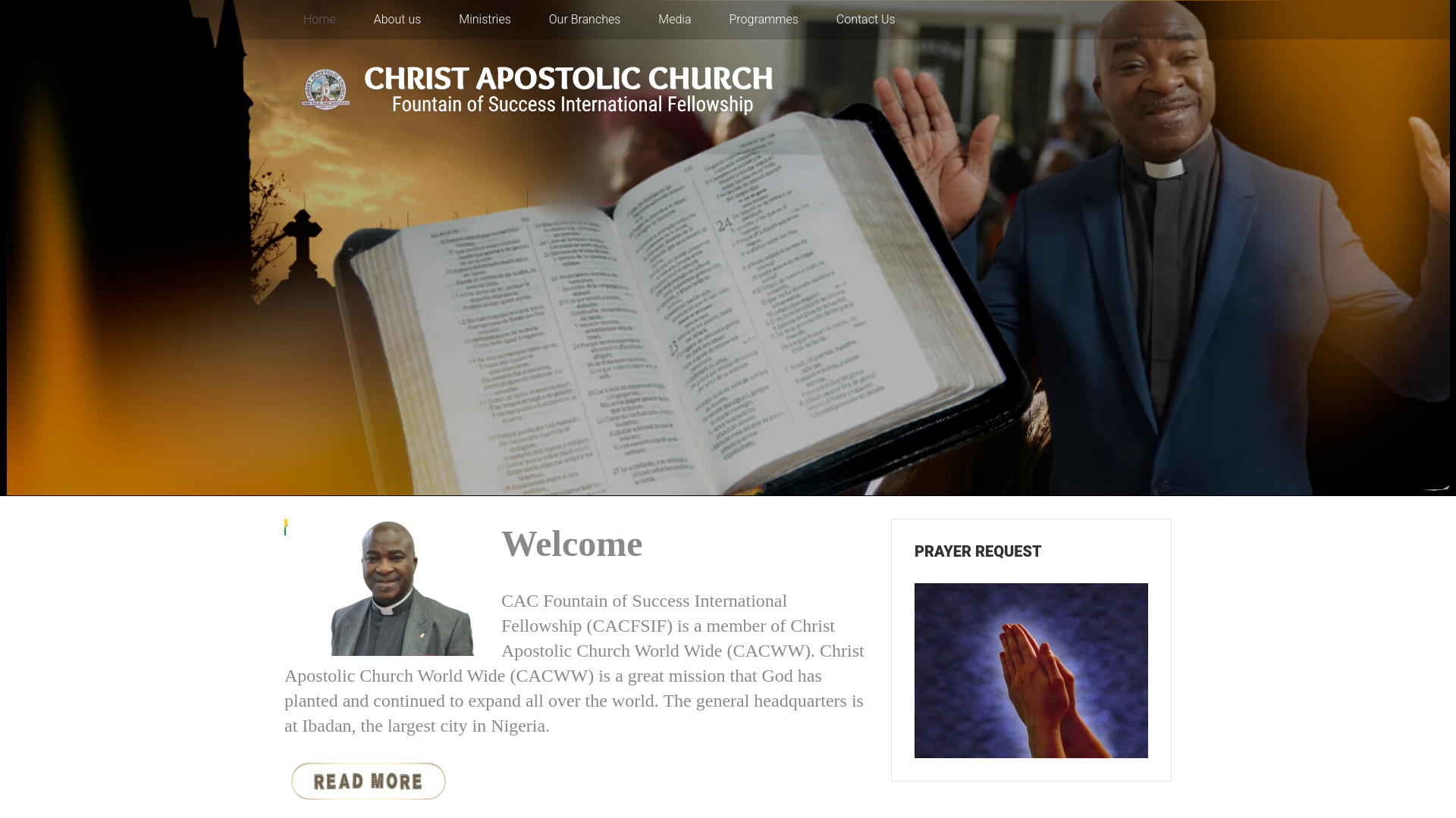 Website screenshot