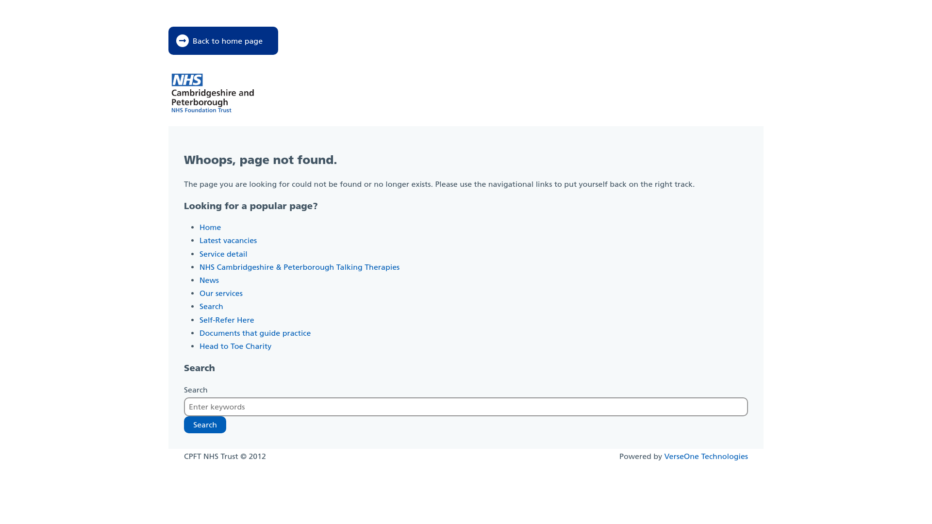 Website screenshot