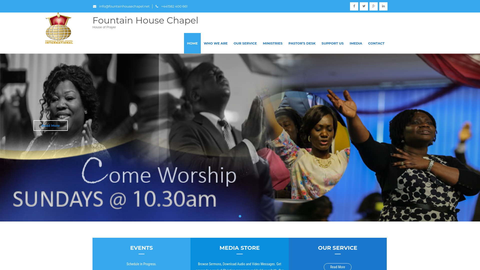 Website screenshot