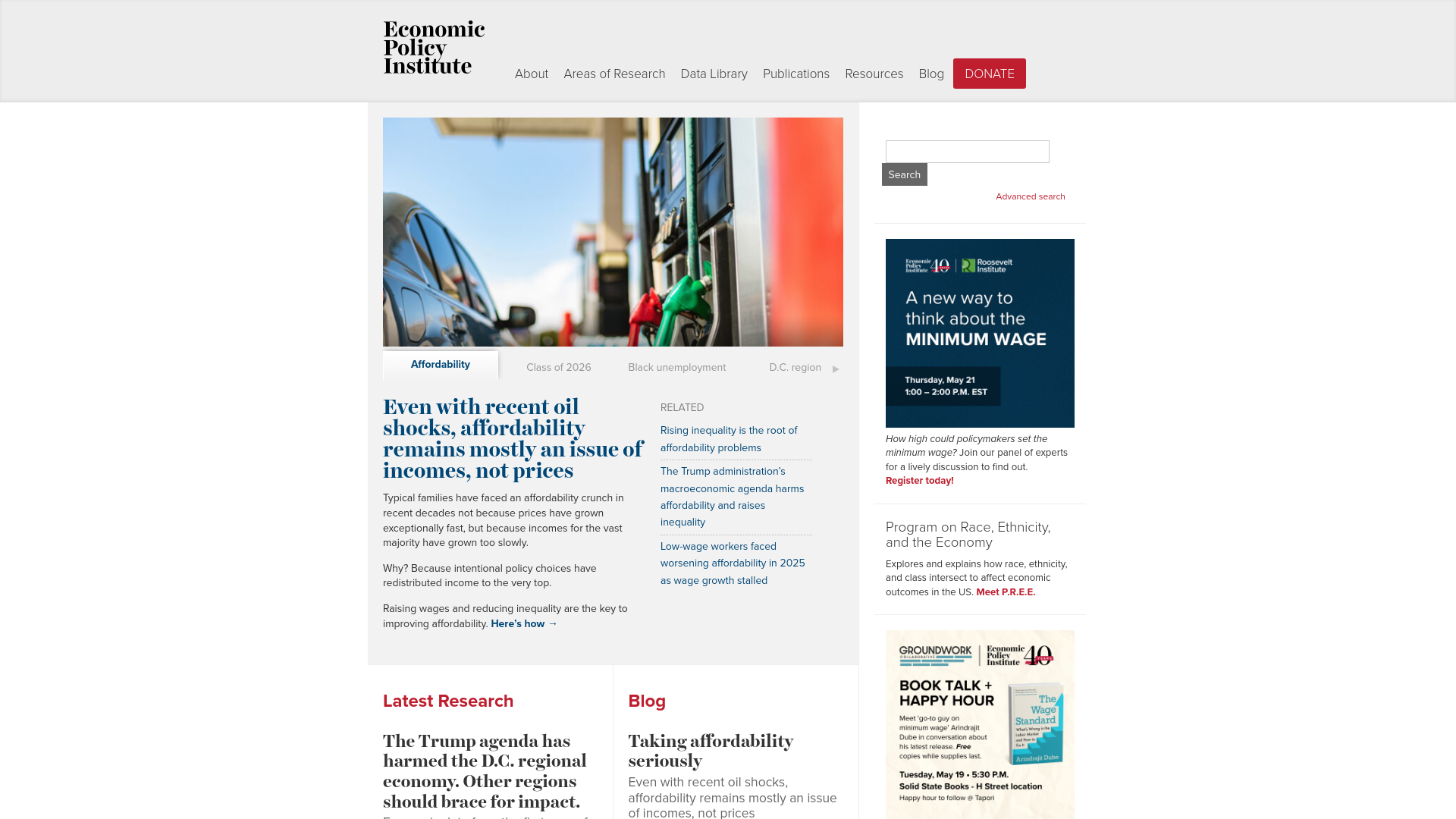 Website screenshot