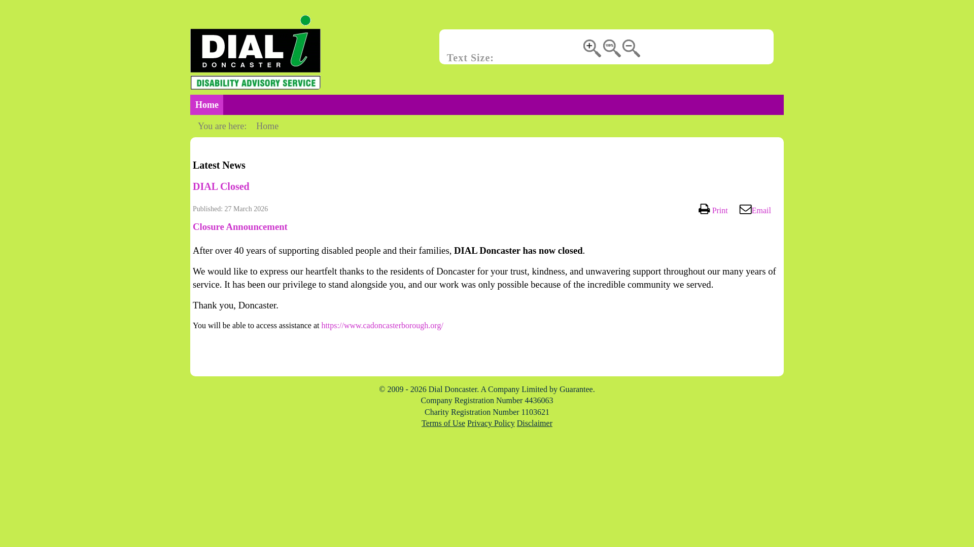 Website screenshot