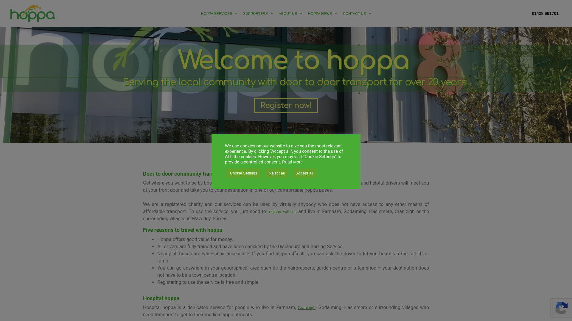Website screenshot