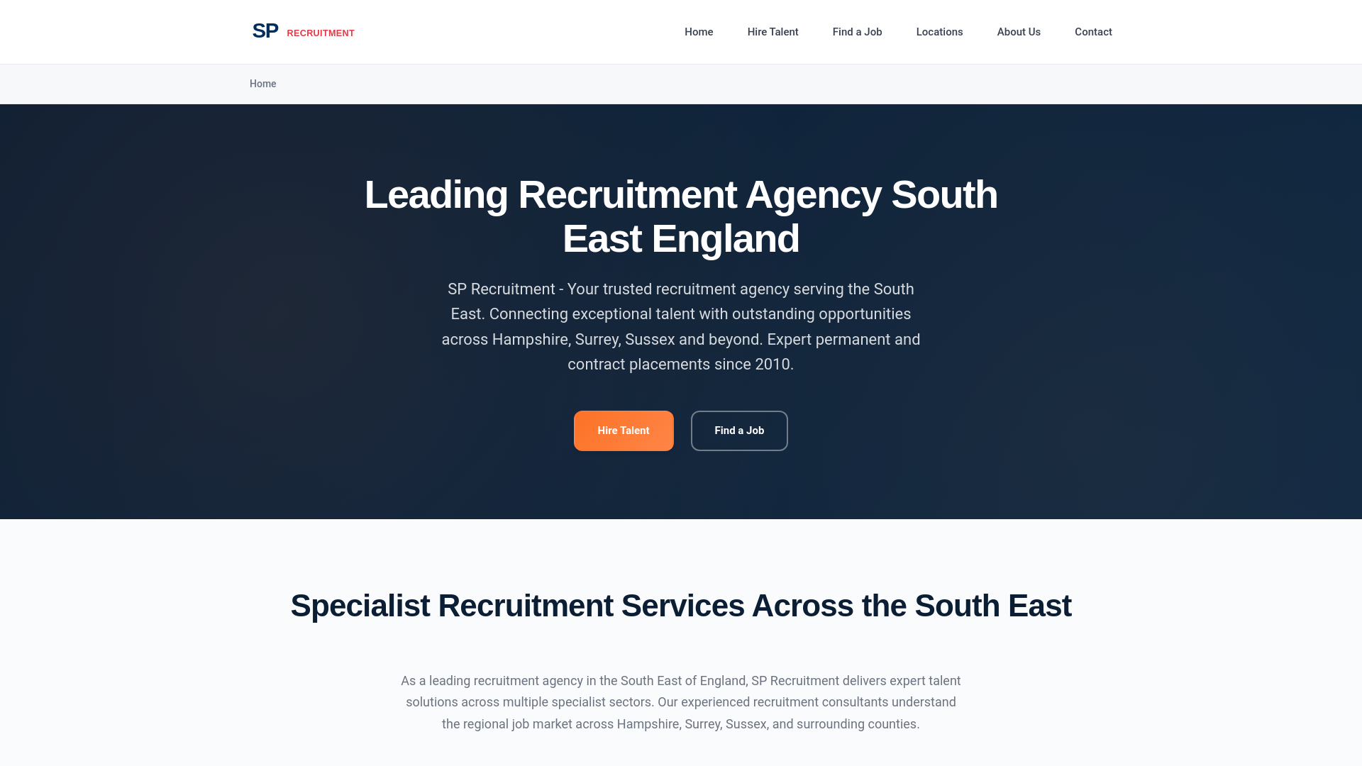 Website screenshot