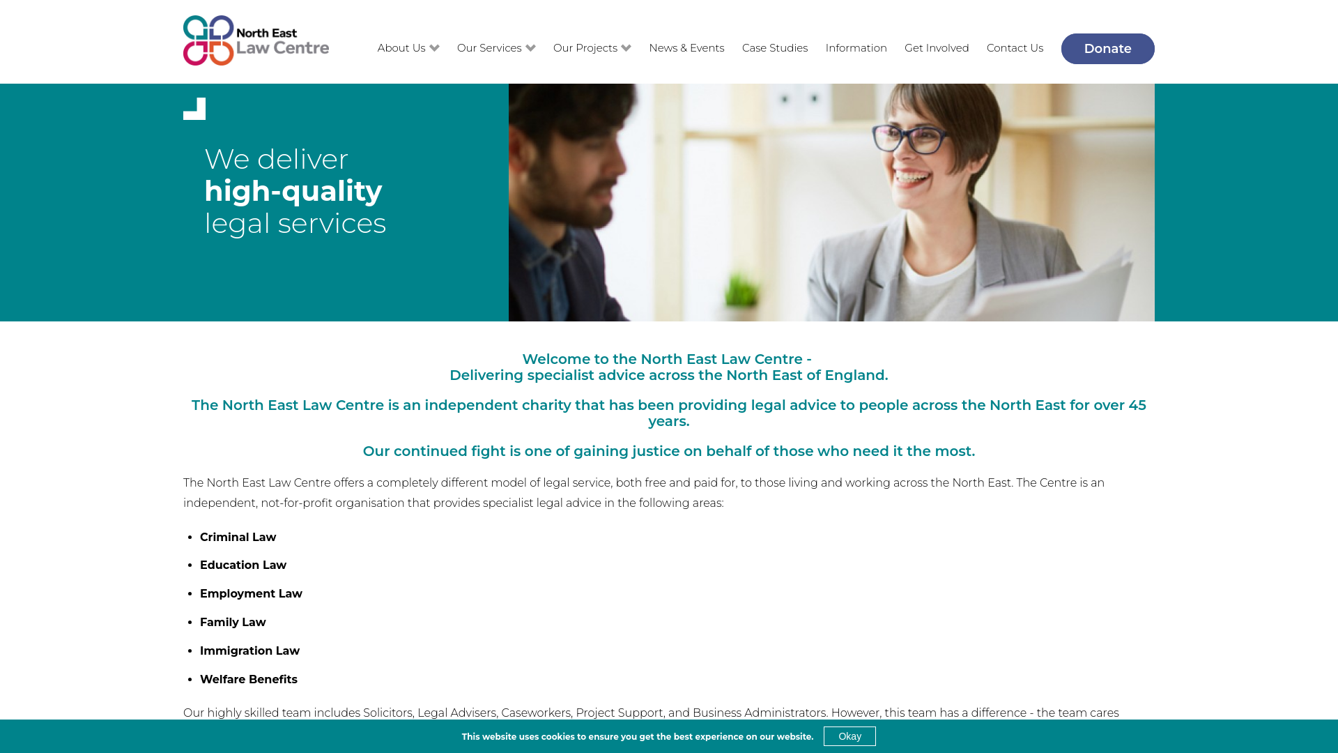 Website screenshot