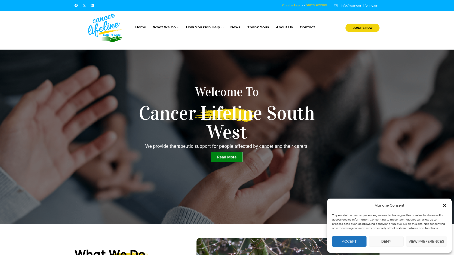 Website screenshot