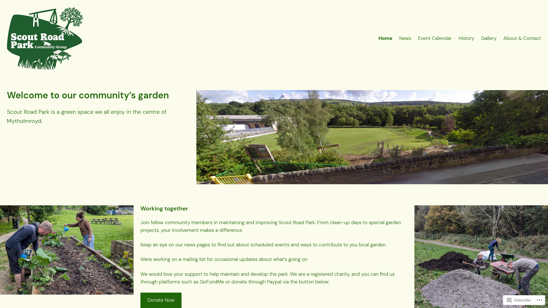 Website screenshot