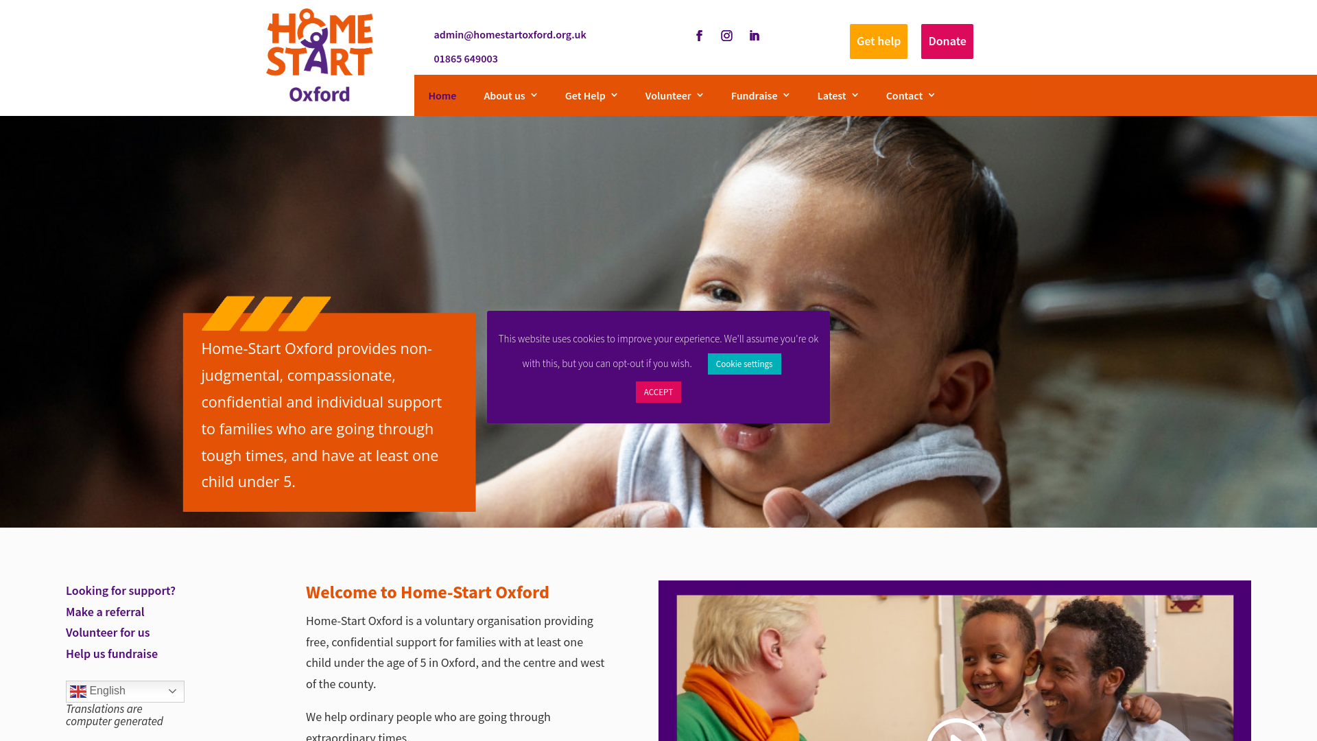 Website screenshot
