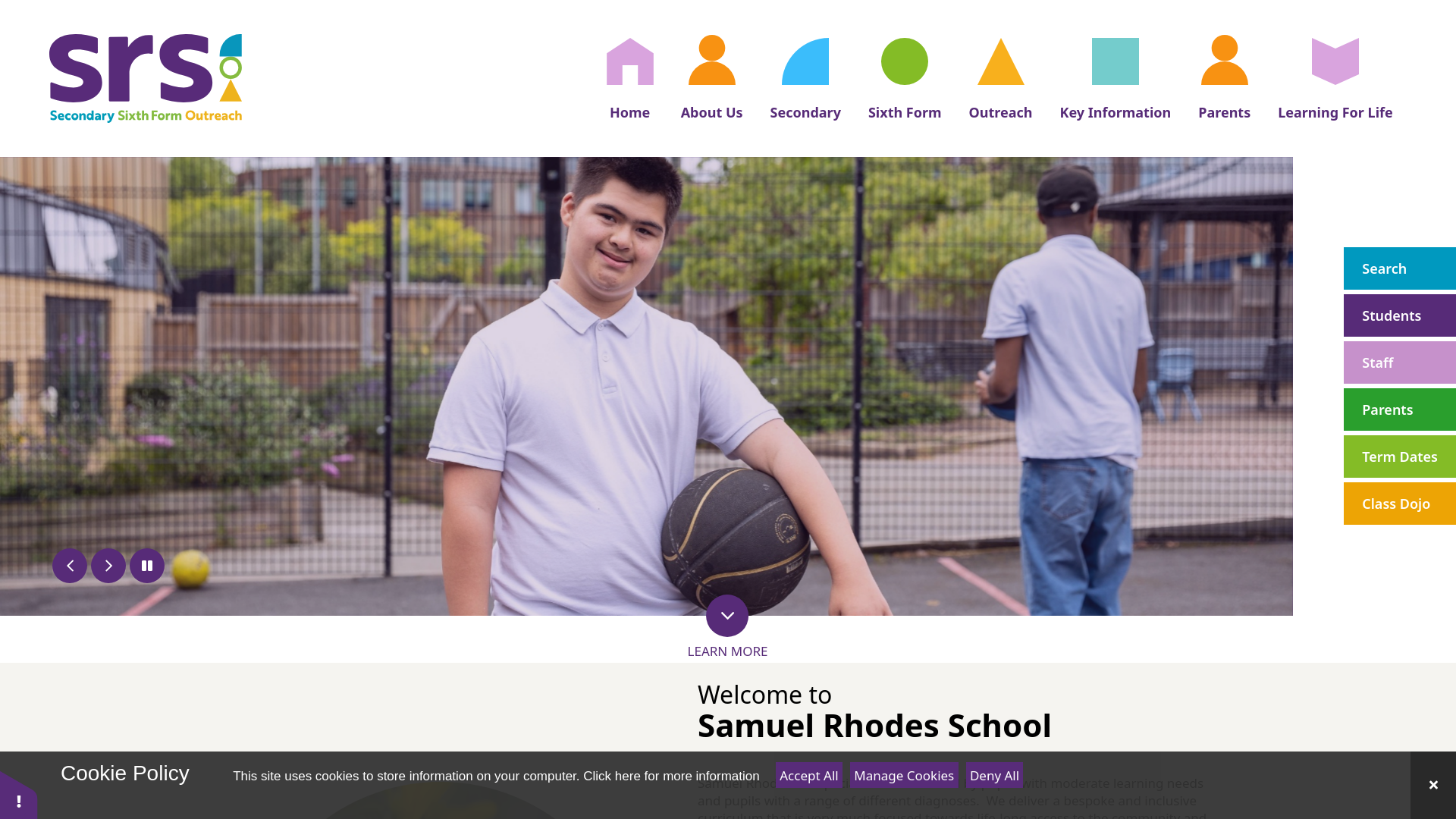 Website screenshot