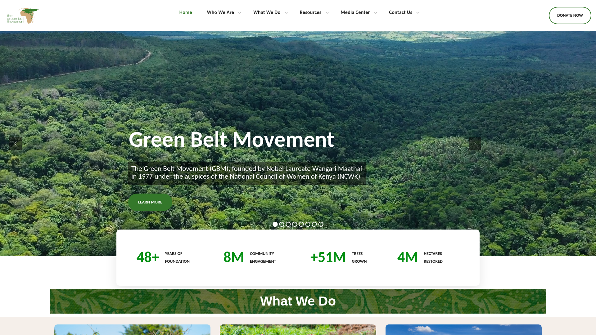 Website screenshot