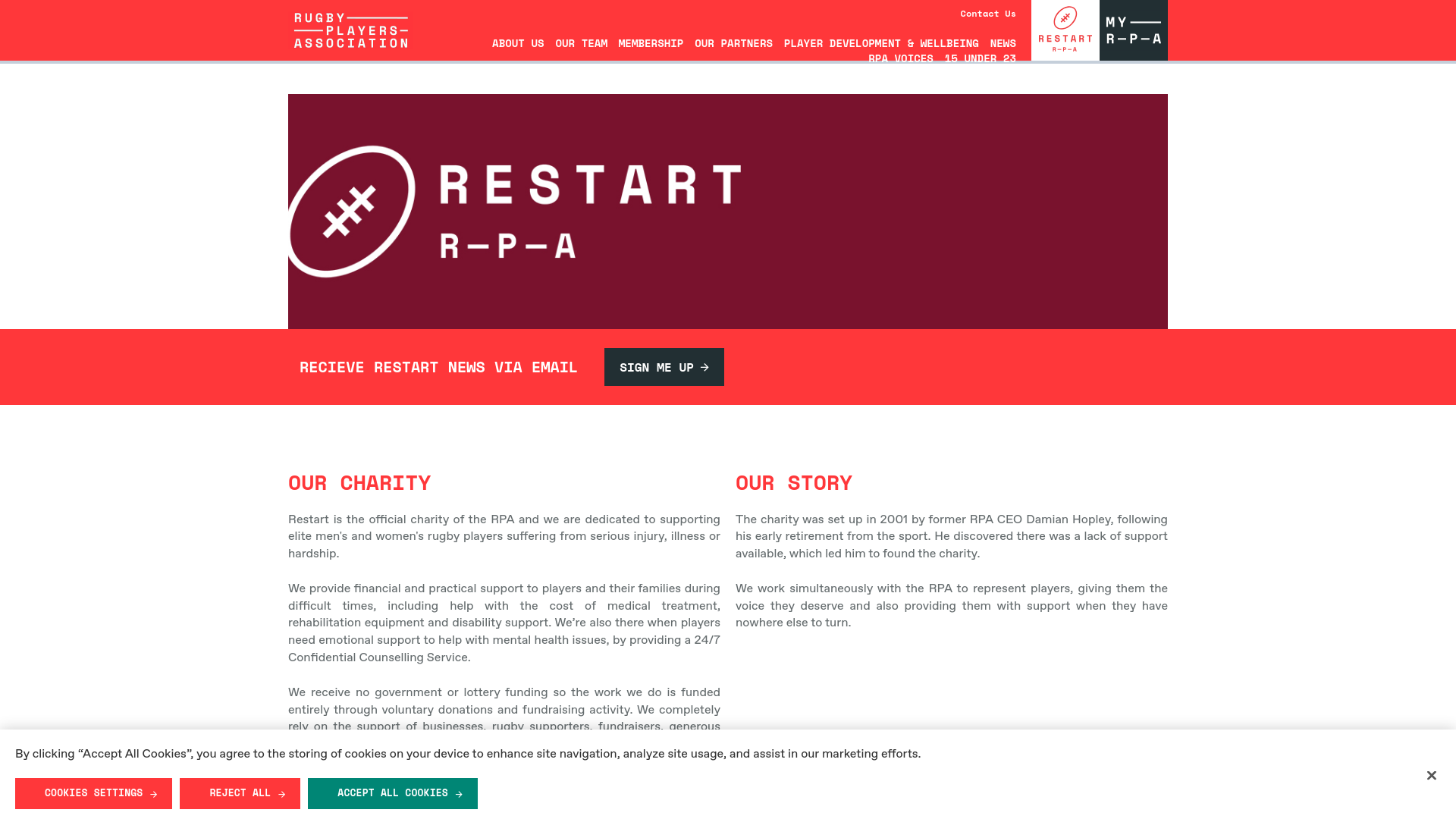 Website screenshot