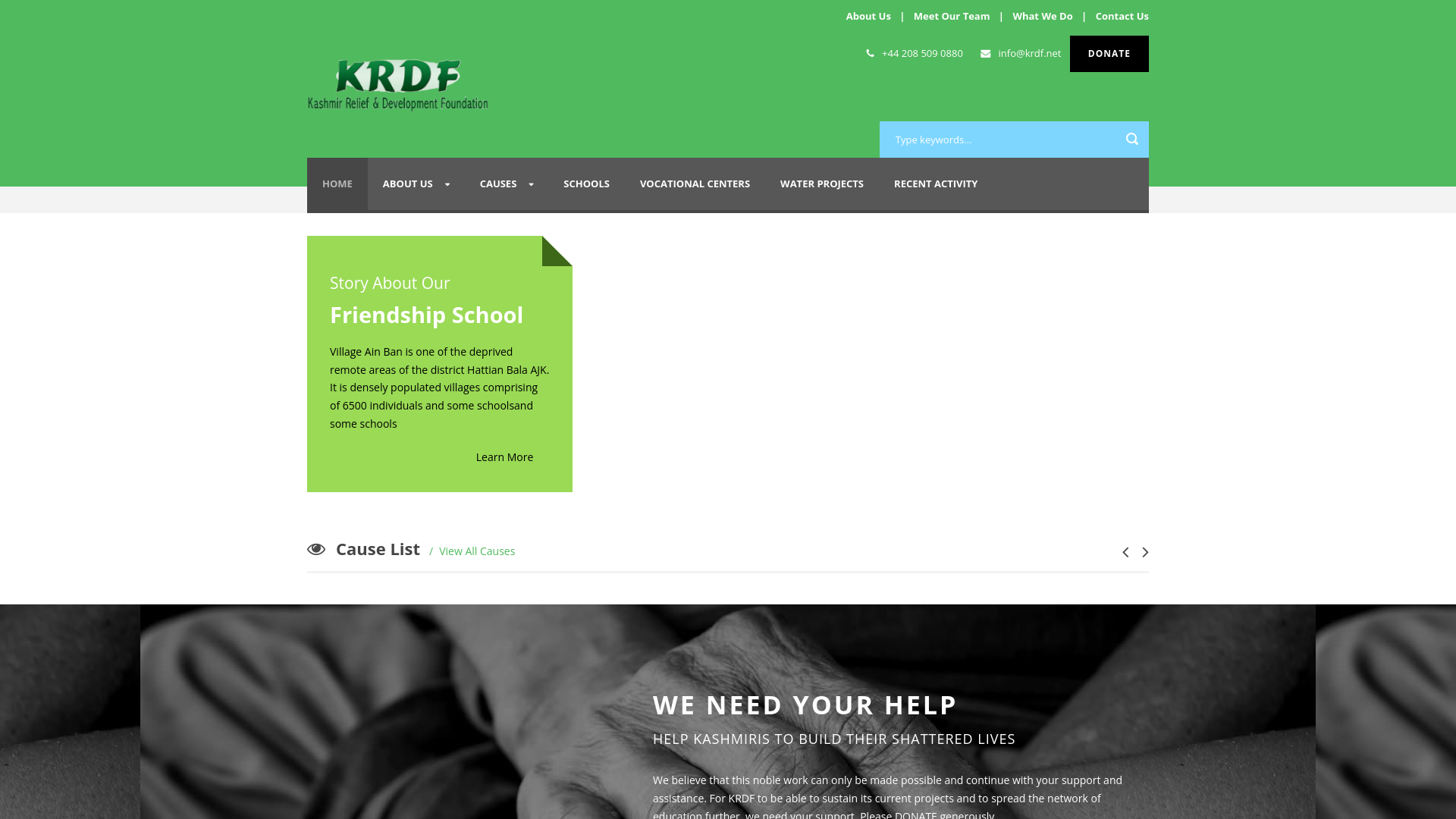 Website screenshot