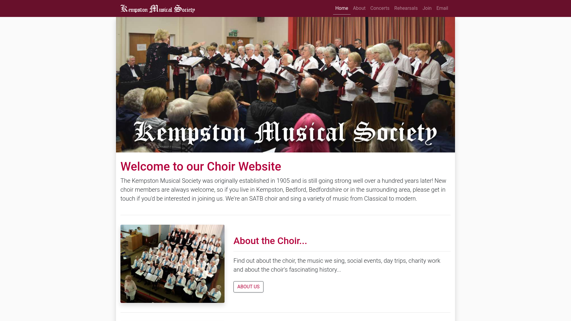 Website screenshot