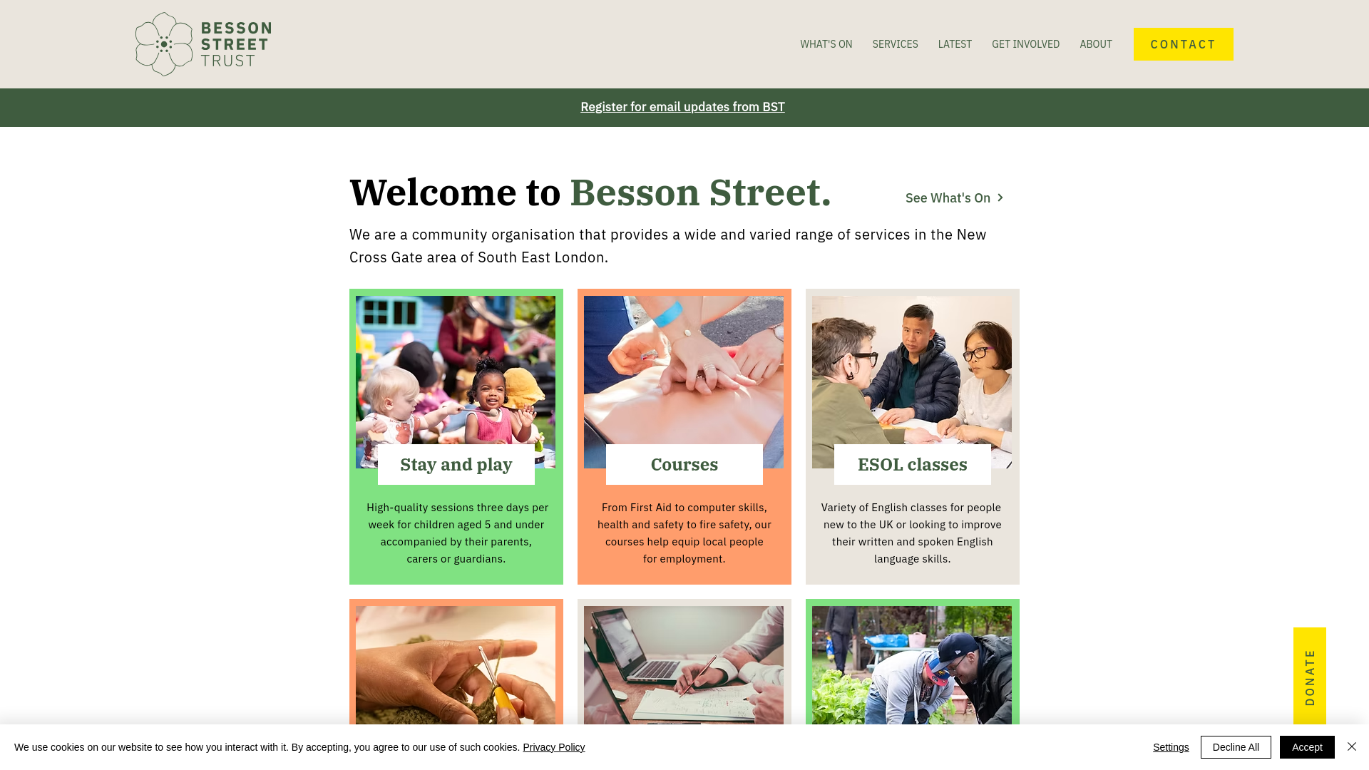 Website screenshot