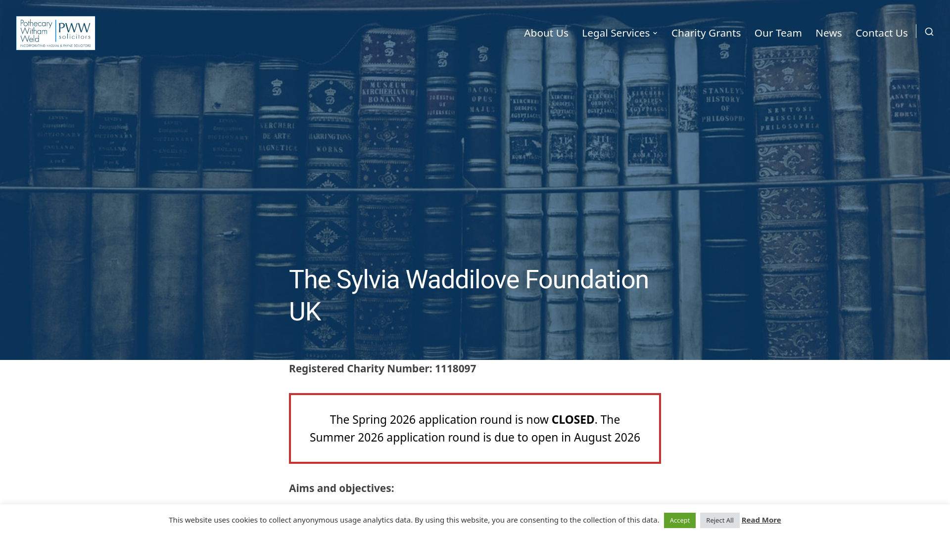 Website screenshot