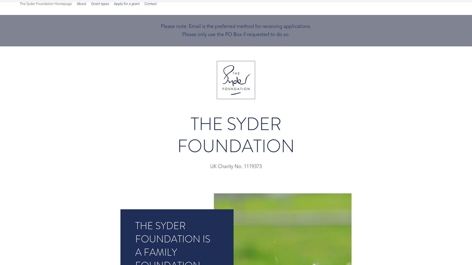 Website screenshot
