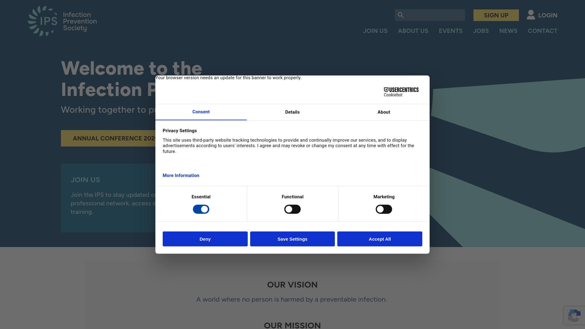 Website screenshot