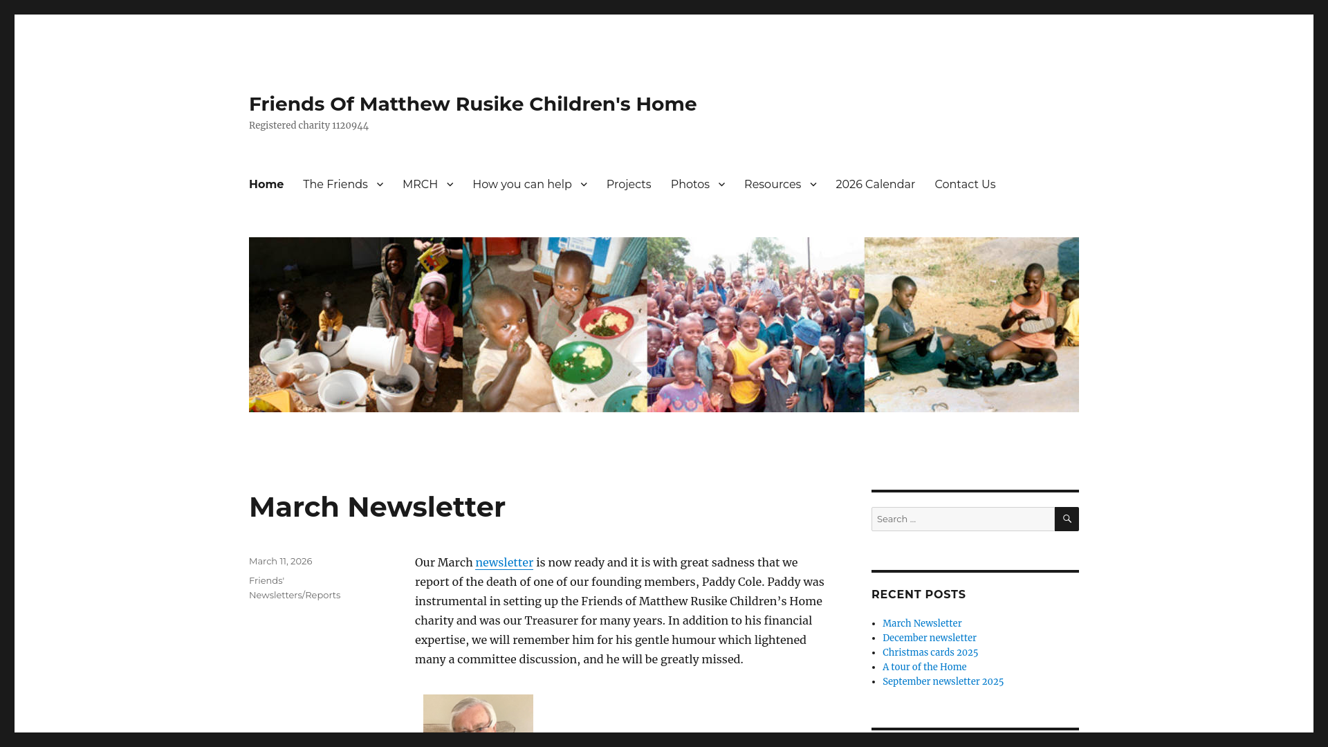 Website screenshot