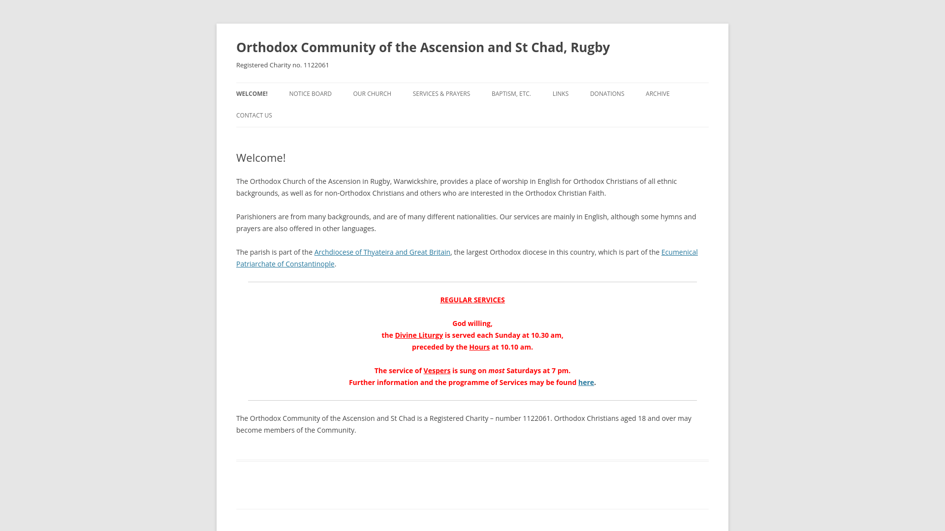 Website screenshot