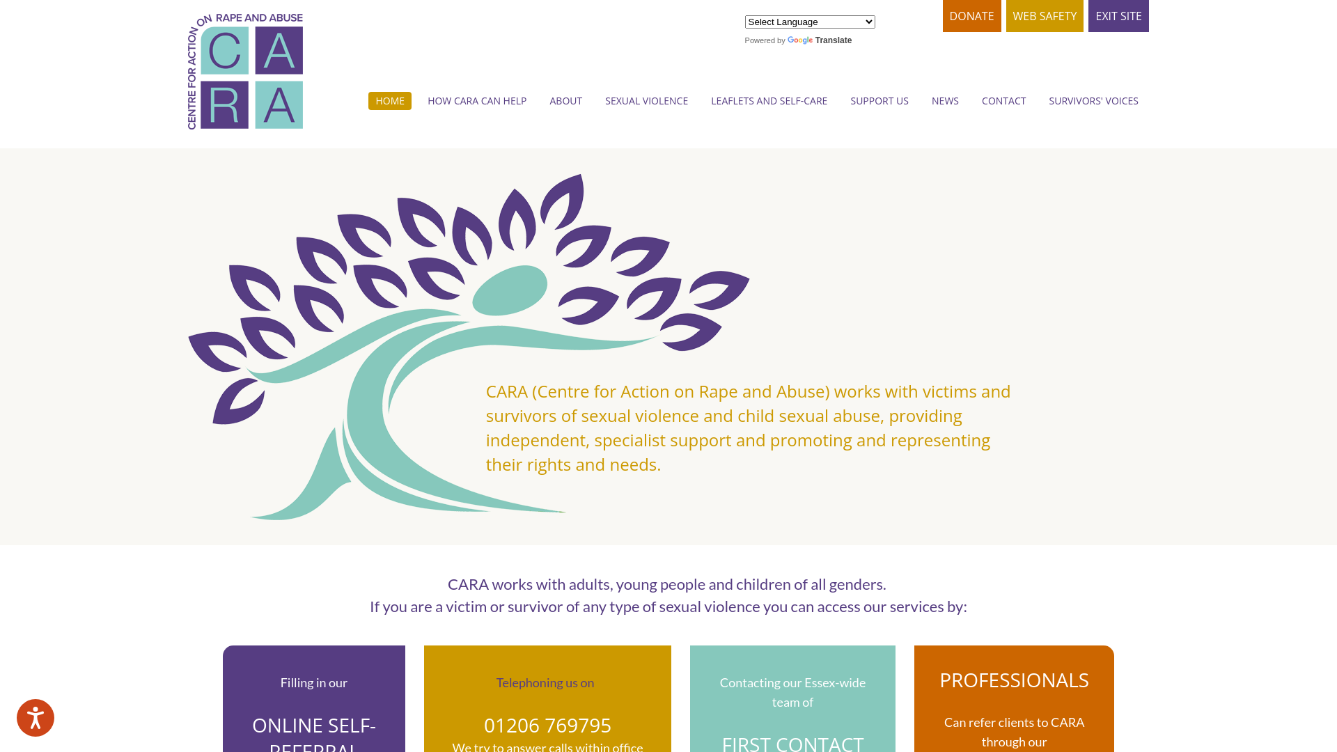 Website screenshot